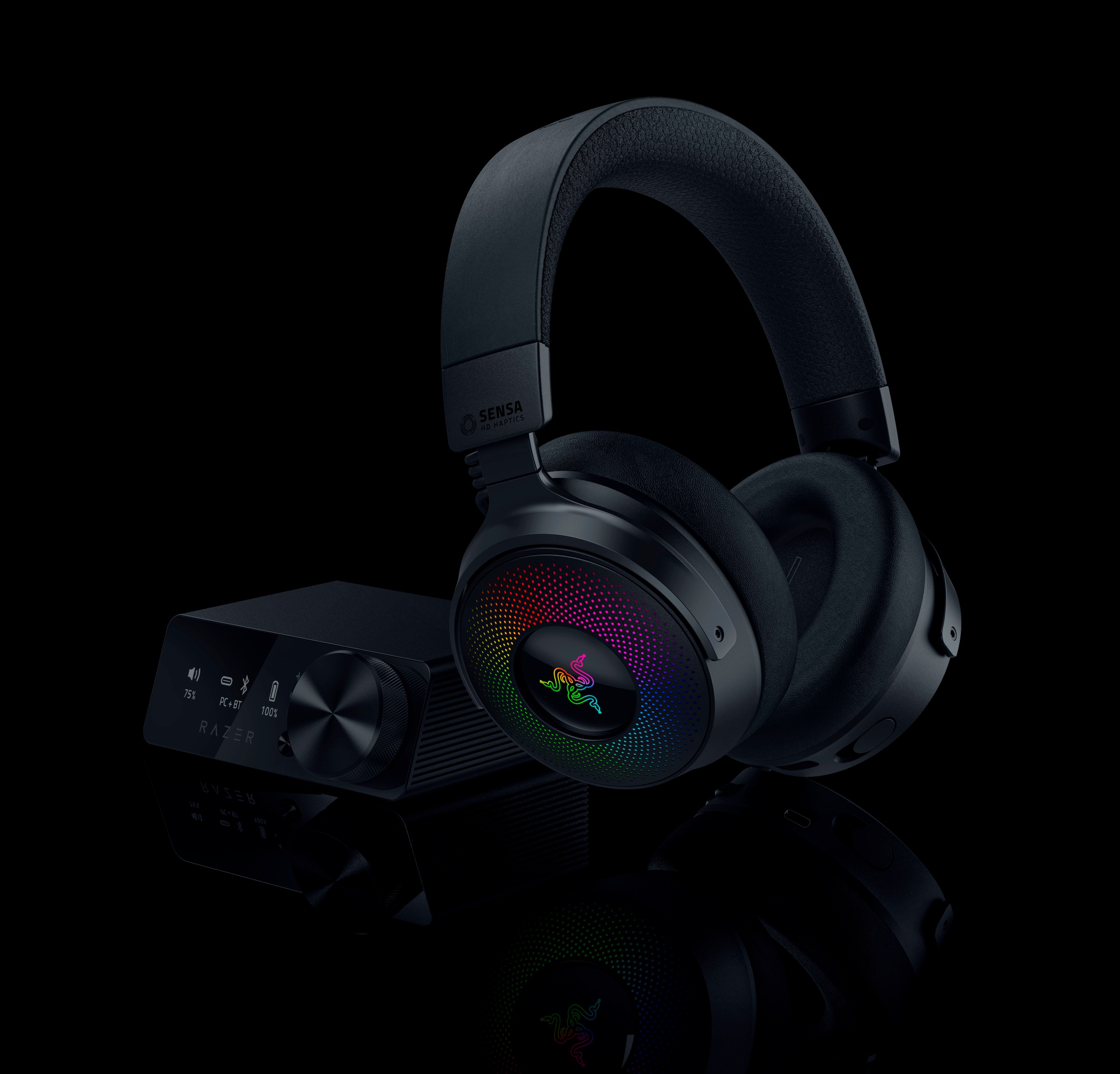RAZER Gaming-Headset »Kraken V4 Pro«, Bluetooth-Wireless, Mikrofon abnehmbar-Stummschaltung