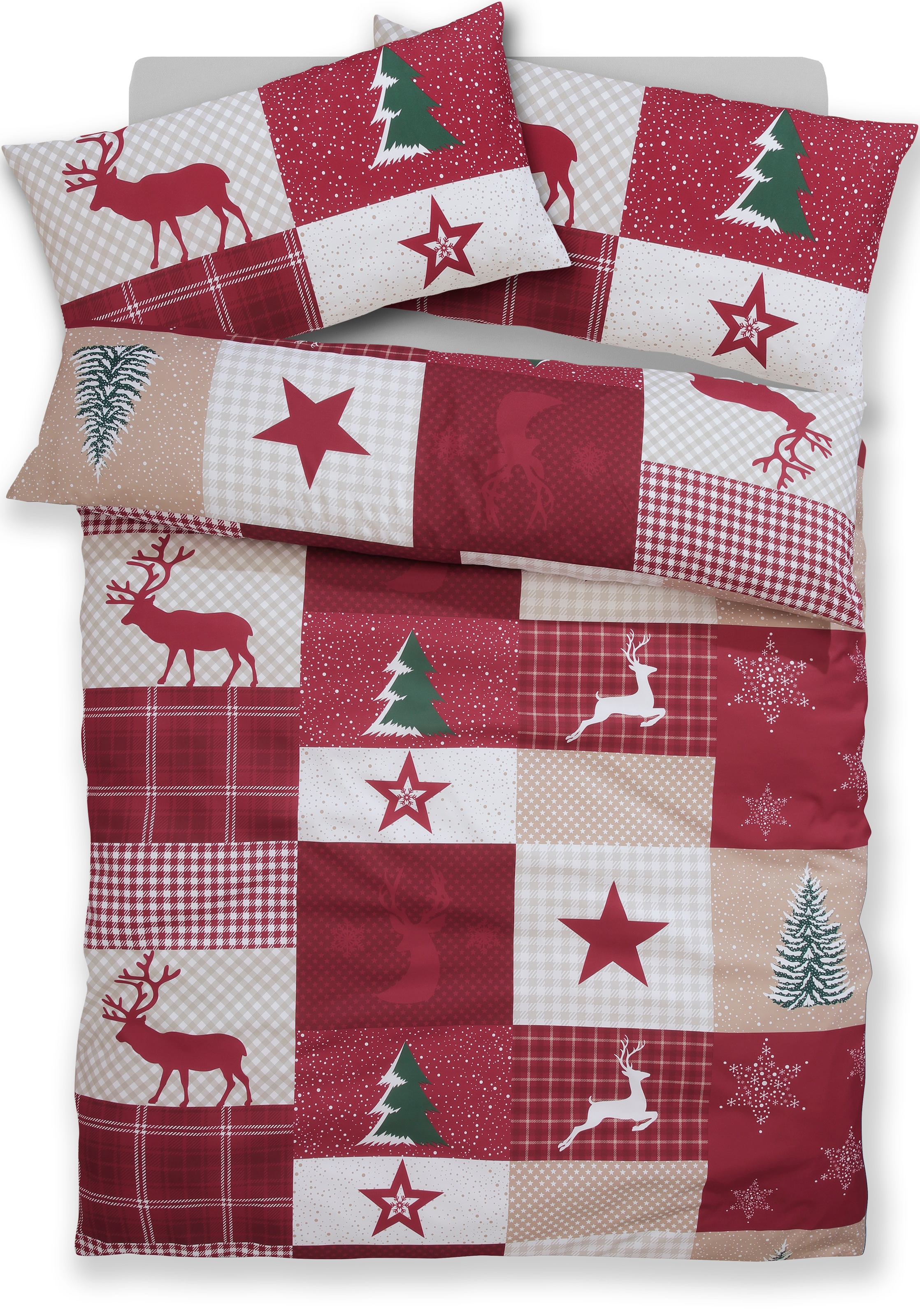 Home affaire Bettwäsche »Nicholas«, Weihnachtsbettwäsche, Winter