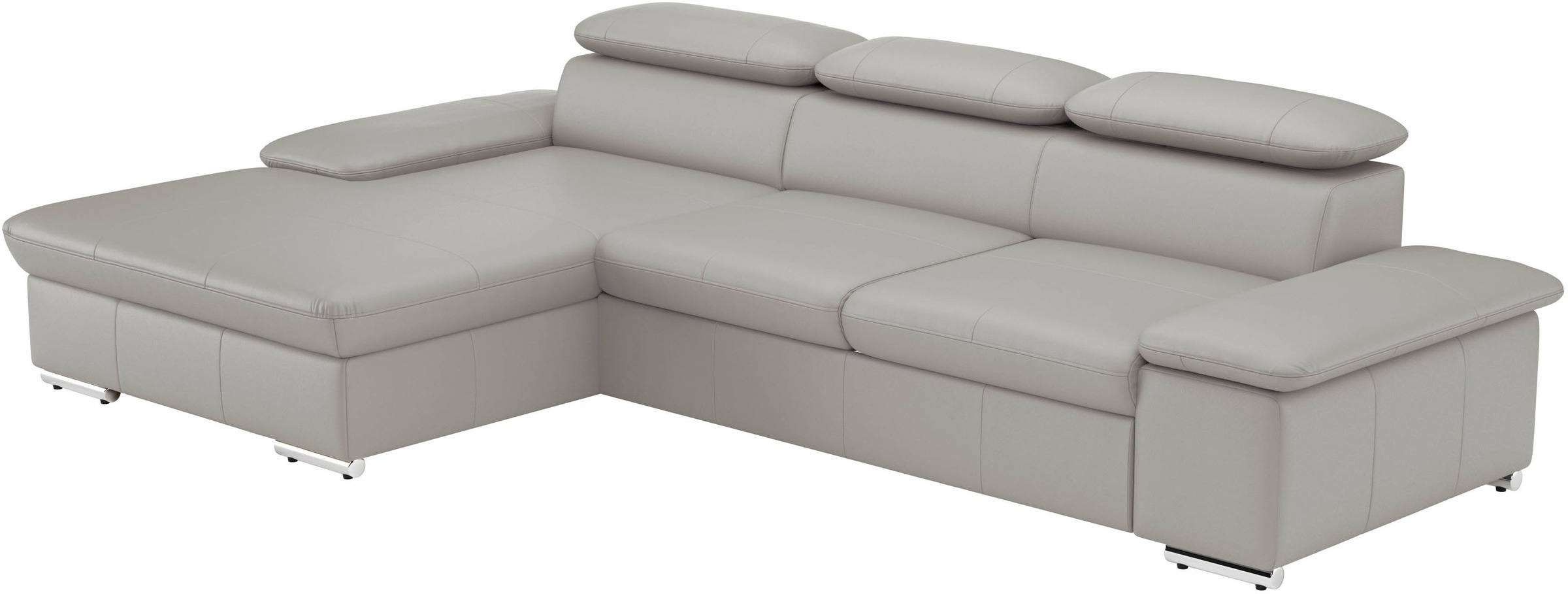 sit&more Ecksofa »Valantine L-Form«, inkl. Kopf- und Armteilverstellung, wahlweise mit Bettfunktion