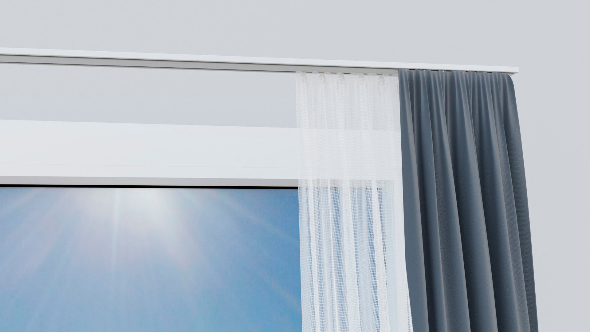 my home Gardinenschiene »Tanbul«, 2 läufig-läufig, Fixmaß günstig online kaufen