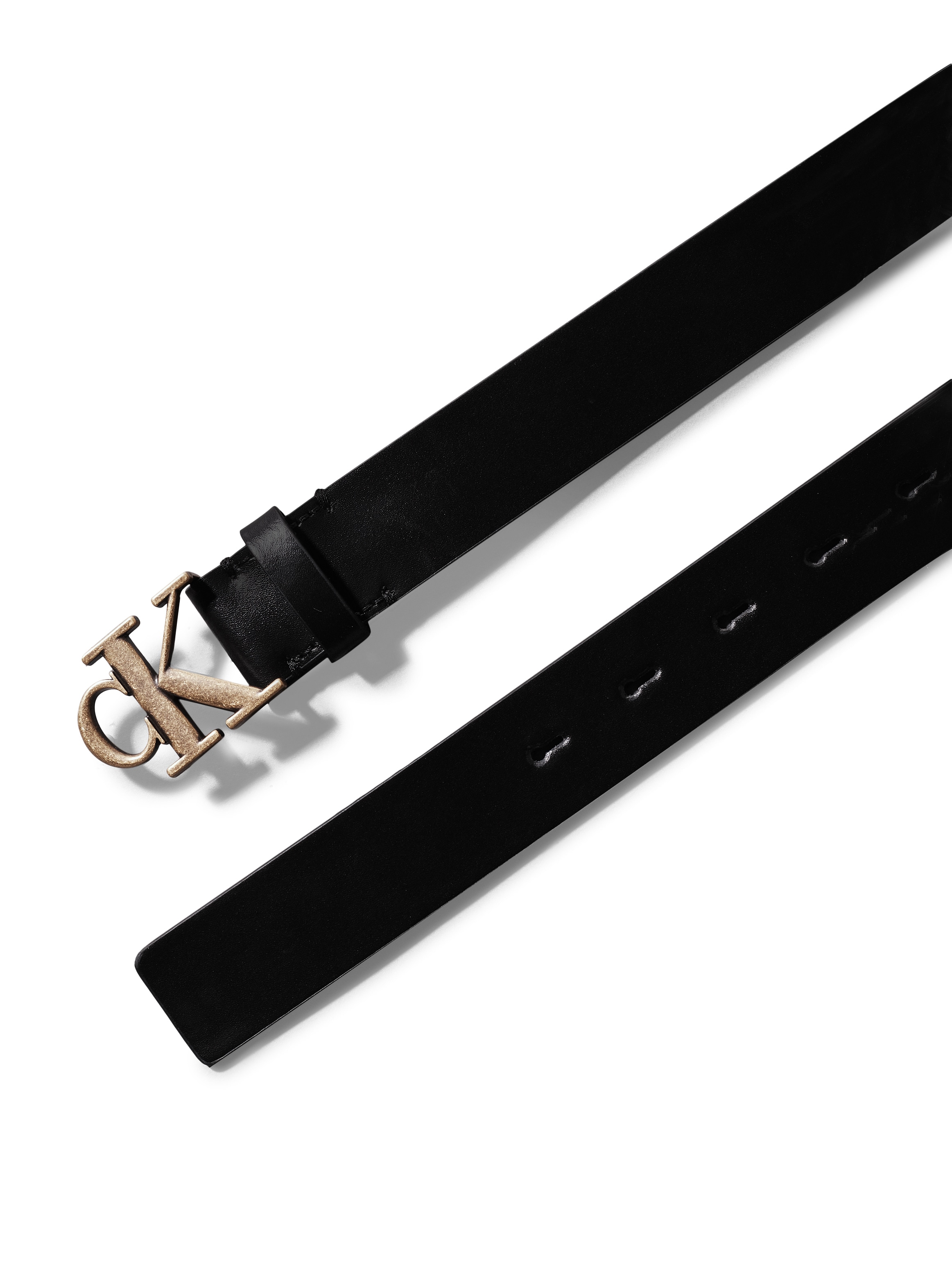 Calvin Klein Jeans Ledergürtel »MONO PLAQUE LTHR BELT 30MM«, mit Logoschnalle