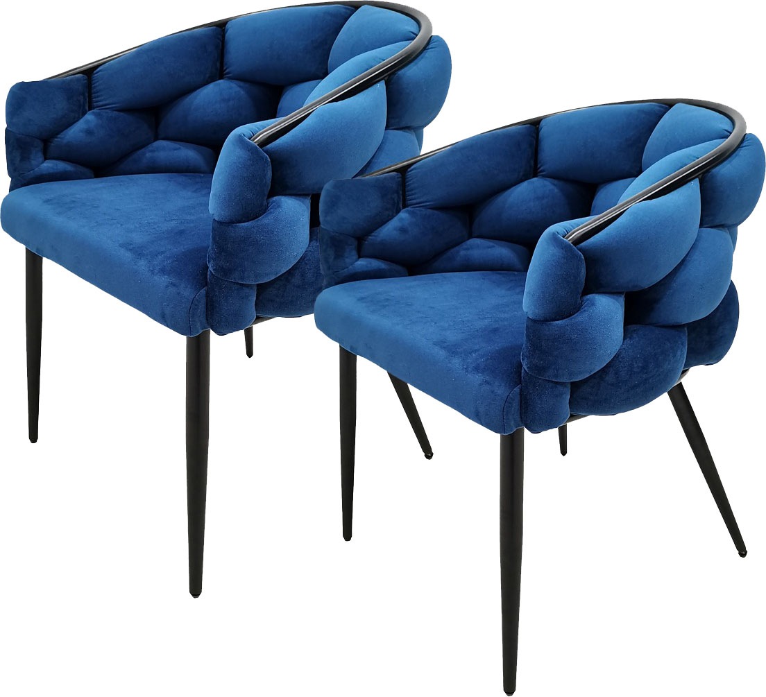 Kayoom Polsterstuhl »Stuhl Grace 125 2er-Set, Gestell aus Eisen, bequem gep günstig online kaufen