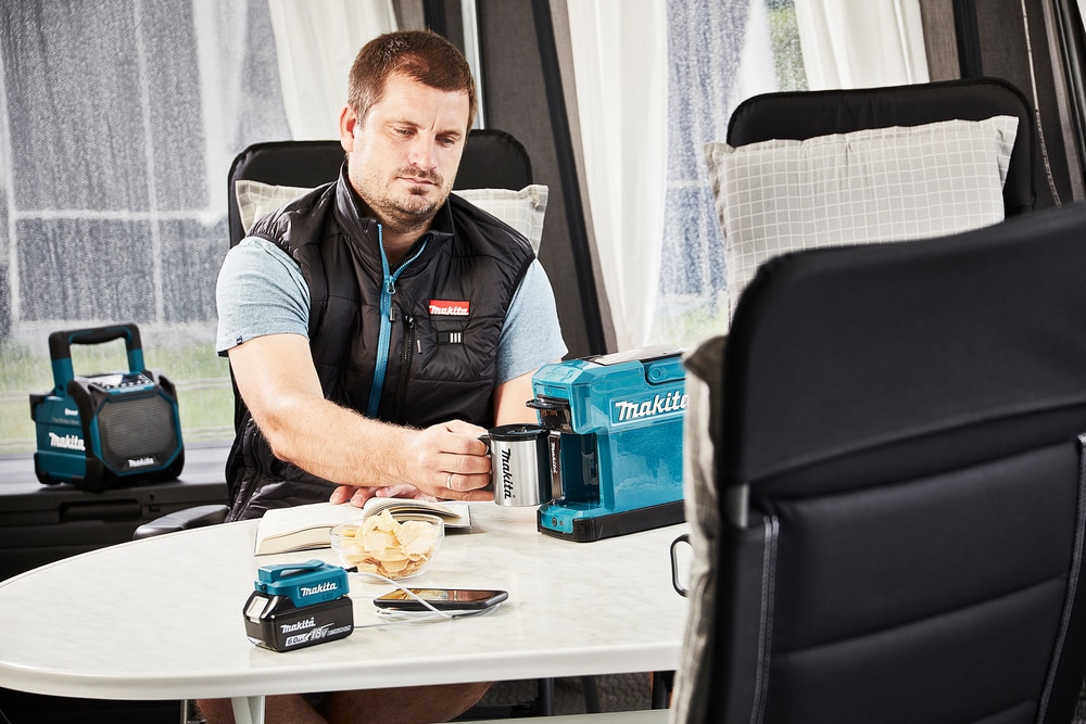 Makita Reisekaffeemaschine »DCM501Z Akkubetrieben 18V«, ohne Akku und Ladegerät