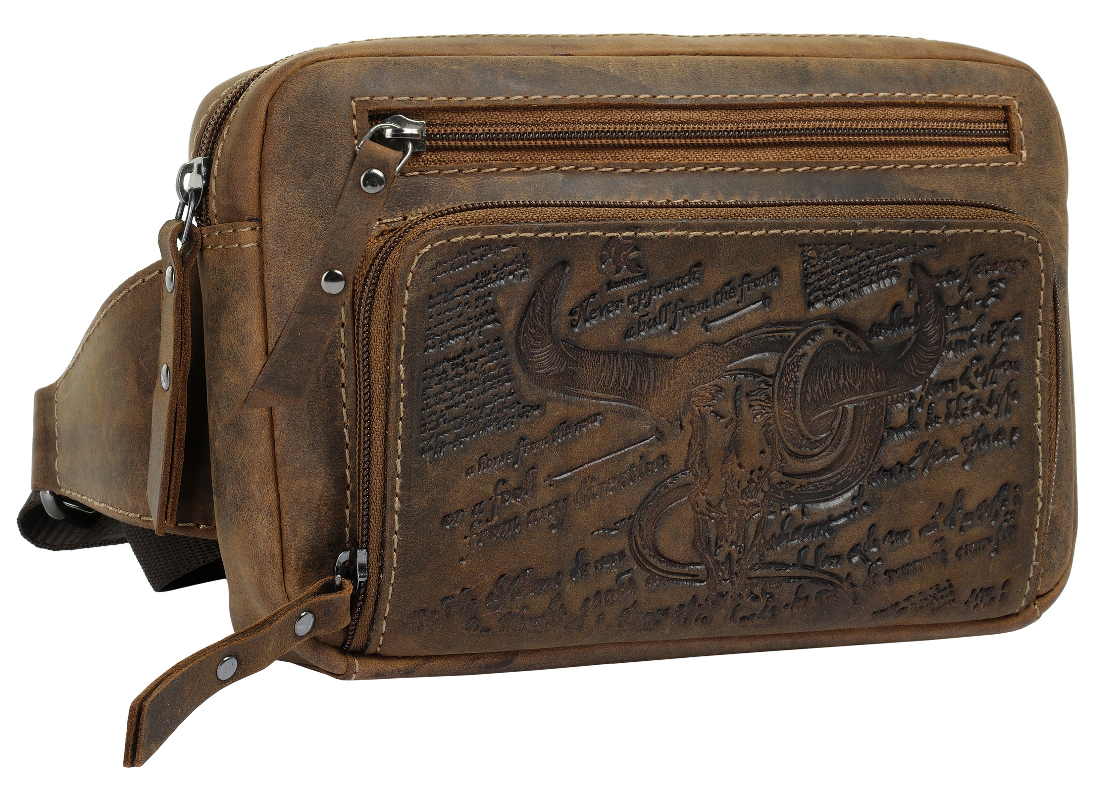 Landleder Gürteltasche »BULL & SNAKE«, echt Leder