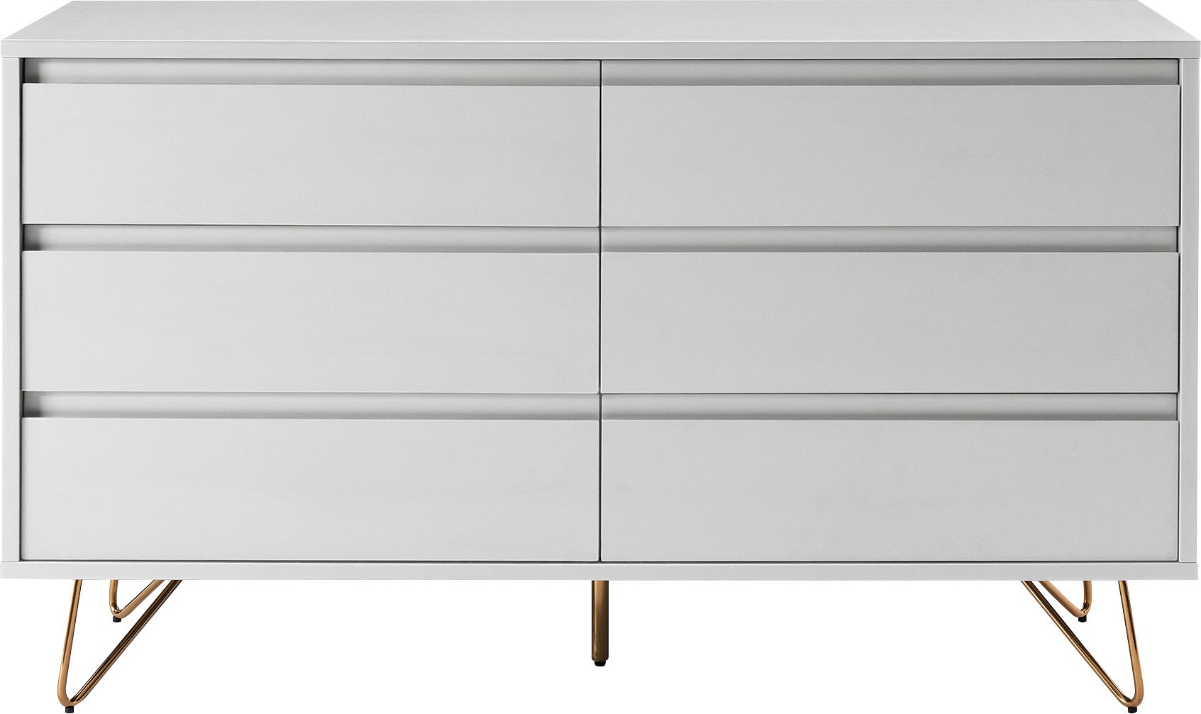 SalesFever Kommode »Bolton Design Sideboard mit Stauraum« Haarnadelbeine au günstig online kaufen