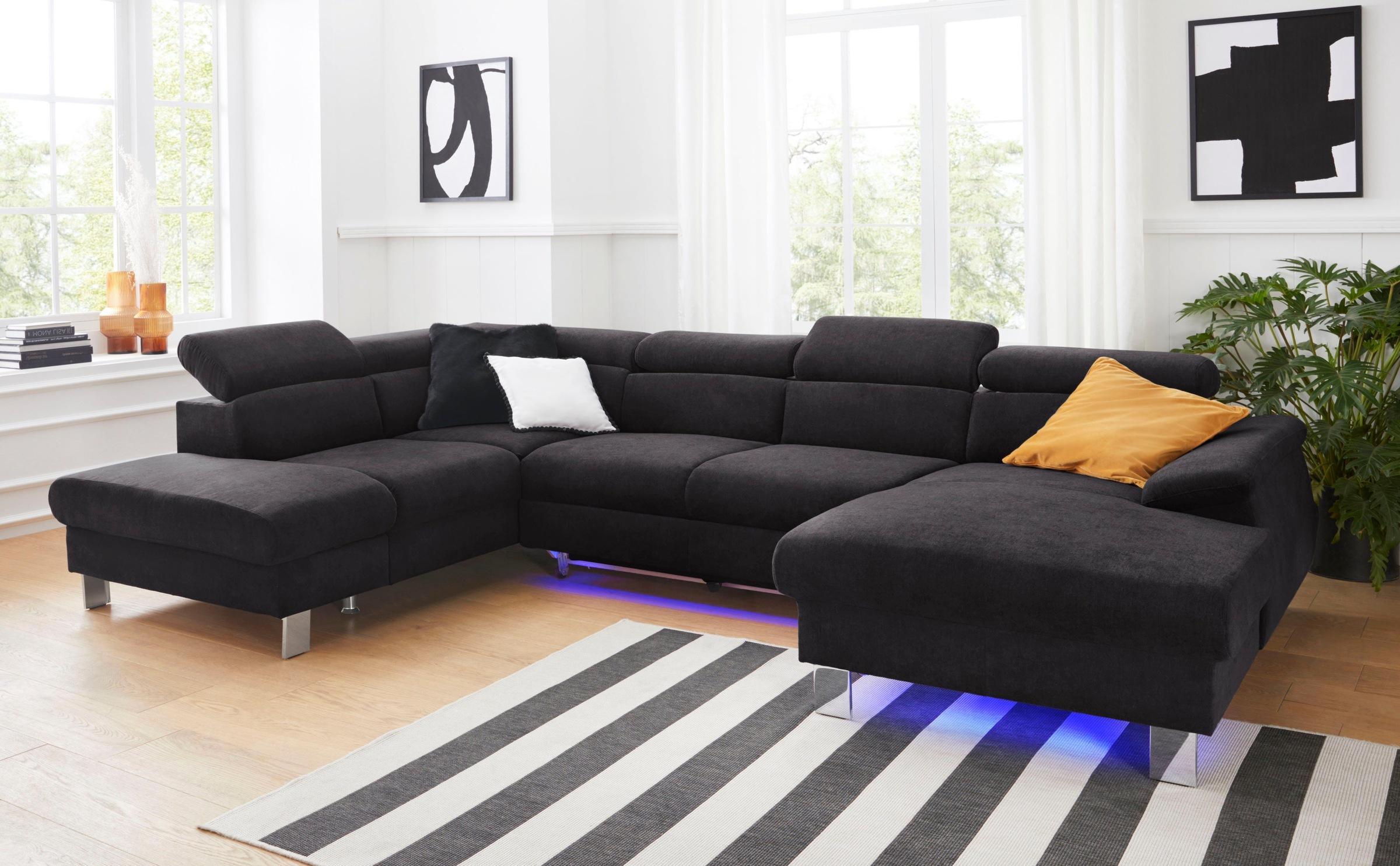 COTTA Polstergarnitur »Komaris U-Form«, (Set), Set bestehend aus: Wohnlands günstig online kaufen