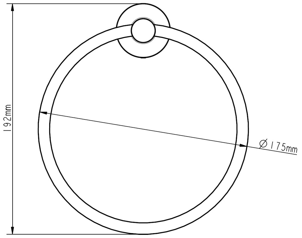 Lenz Handtuchring »SCALA«, 17,5 cm Durchmesser