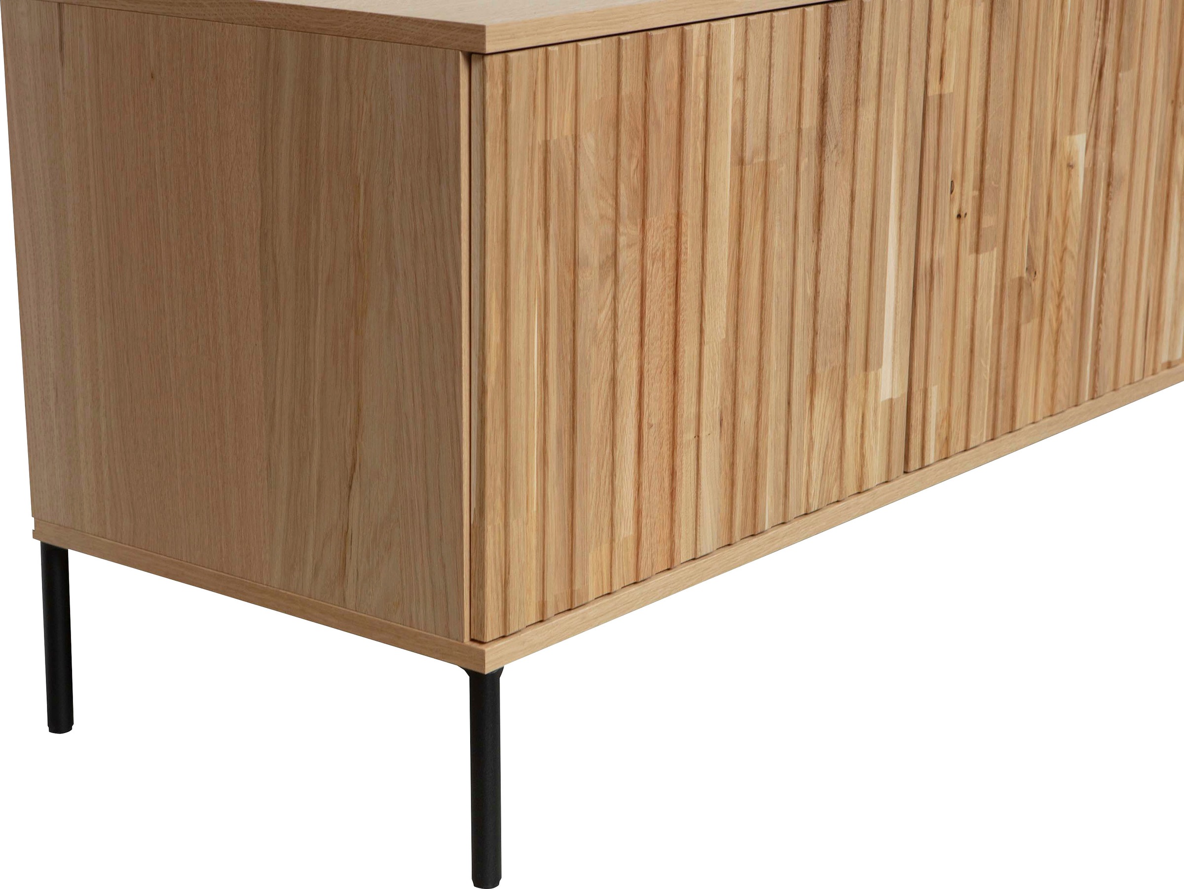WOOOD Sideboard »New Gravure, TV-Kommode, Breite 100 cm oder 150 cm«, Kommode Höhe 56 cm, mit grafischen Relieftüren, viel Stauraum