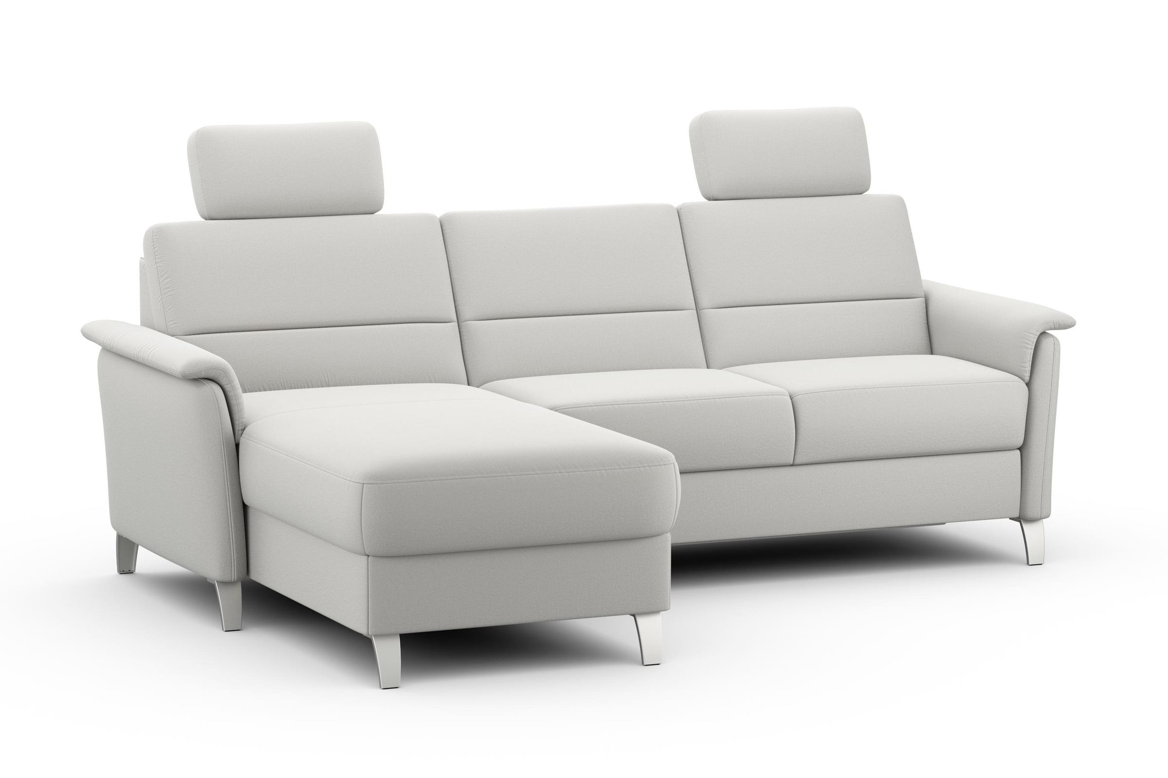 sit&more Ecksofa »Palmera L-Form«, Federkern, wahlweise mit Bettfunktion und mit/ohne Stauraum