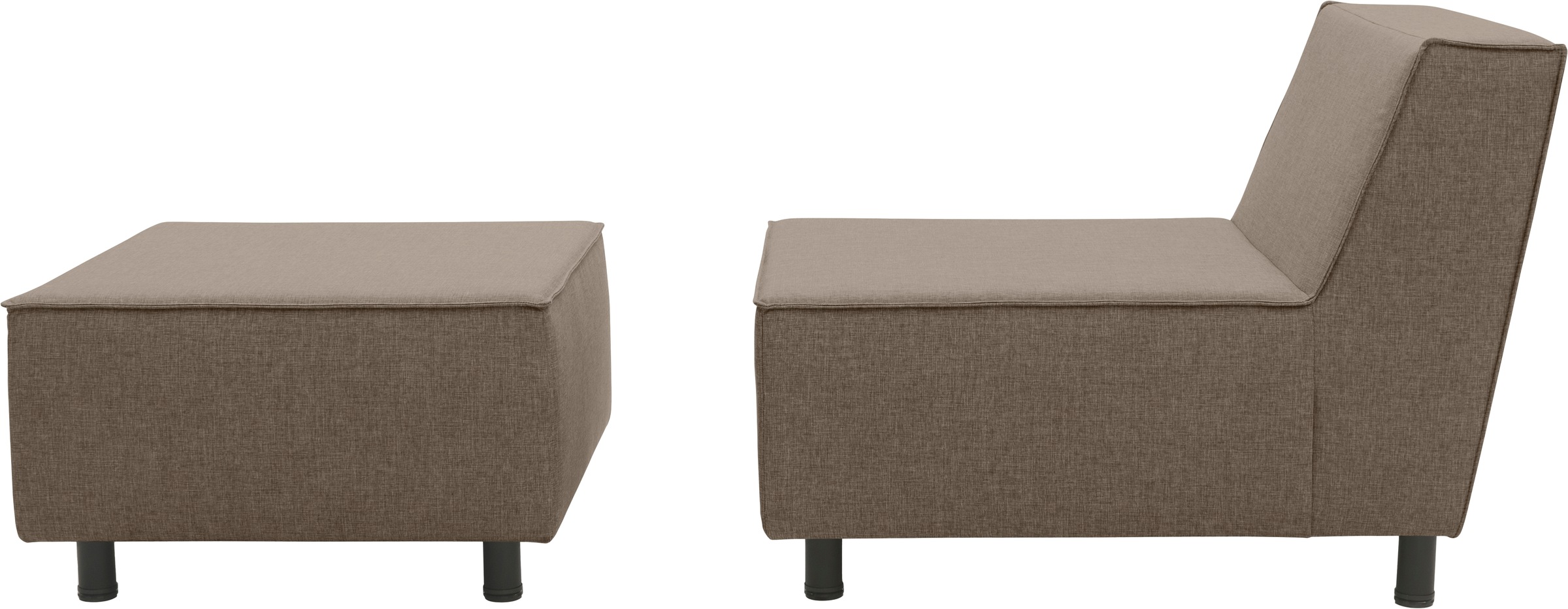 DOMO collection Sofaelement »Sonna, individuell zusammenstellbar«, Einzelelemente für Terrasse, Garten und Balkon, speziell für Outdoor