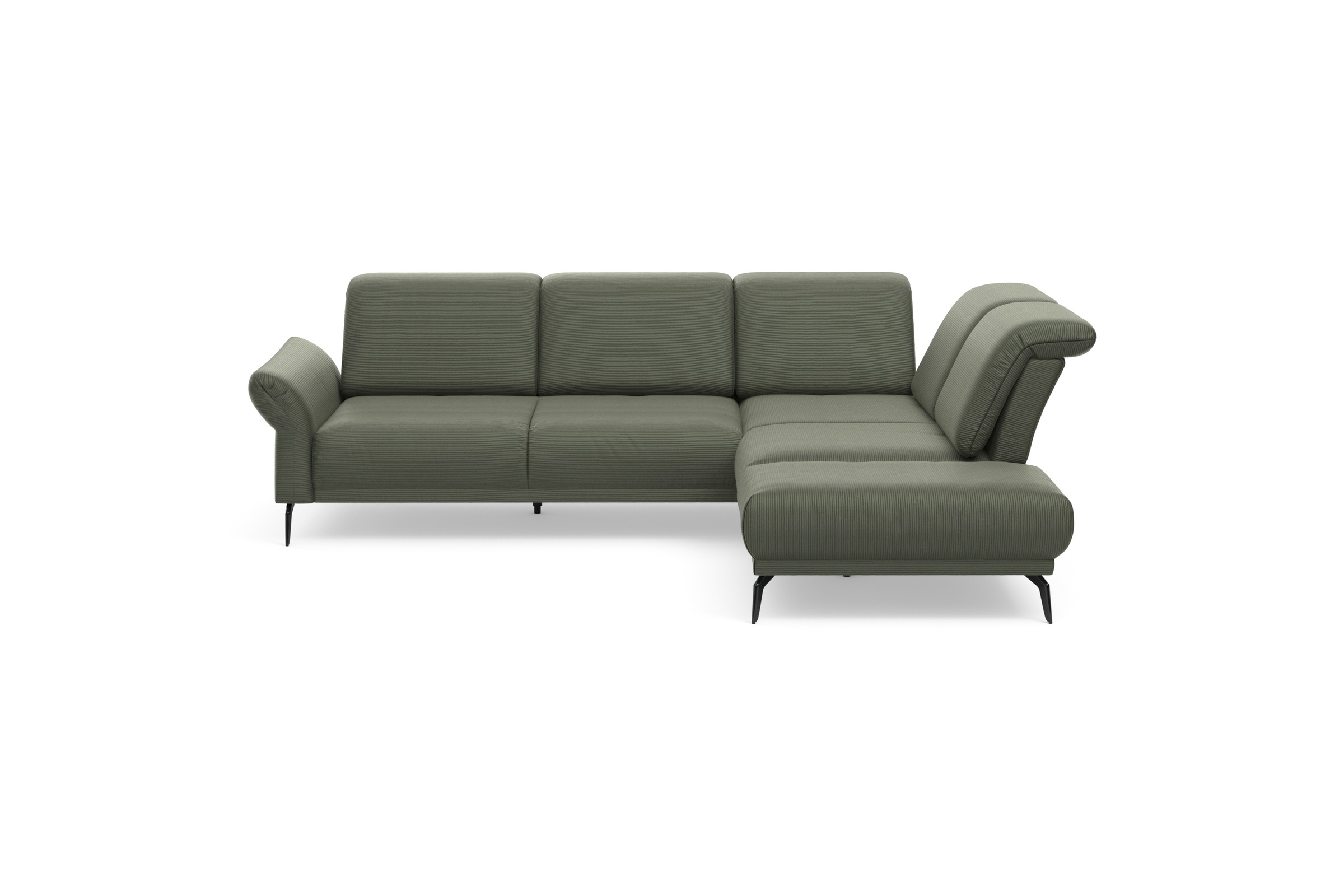 Home affaire Ecksofa »Coco L-Form« Sitztiefen-, Arm- und Kopfteilverstellun günstig online kaufen