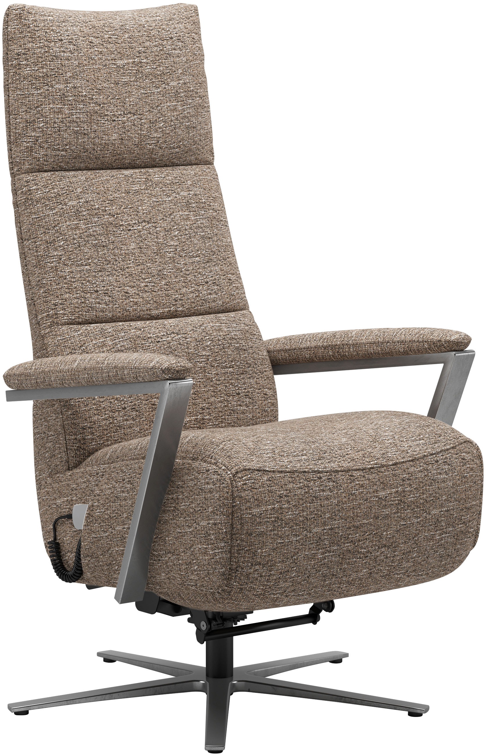 sit&more TV-Sessel »Vario Comfort, inkl. Kopfteilverstellung & 360 Grad Drehfunktion«, inkl. Herz-Waage-Funktion & 3 Motoren, Höhe der Armlehnen 64cm