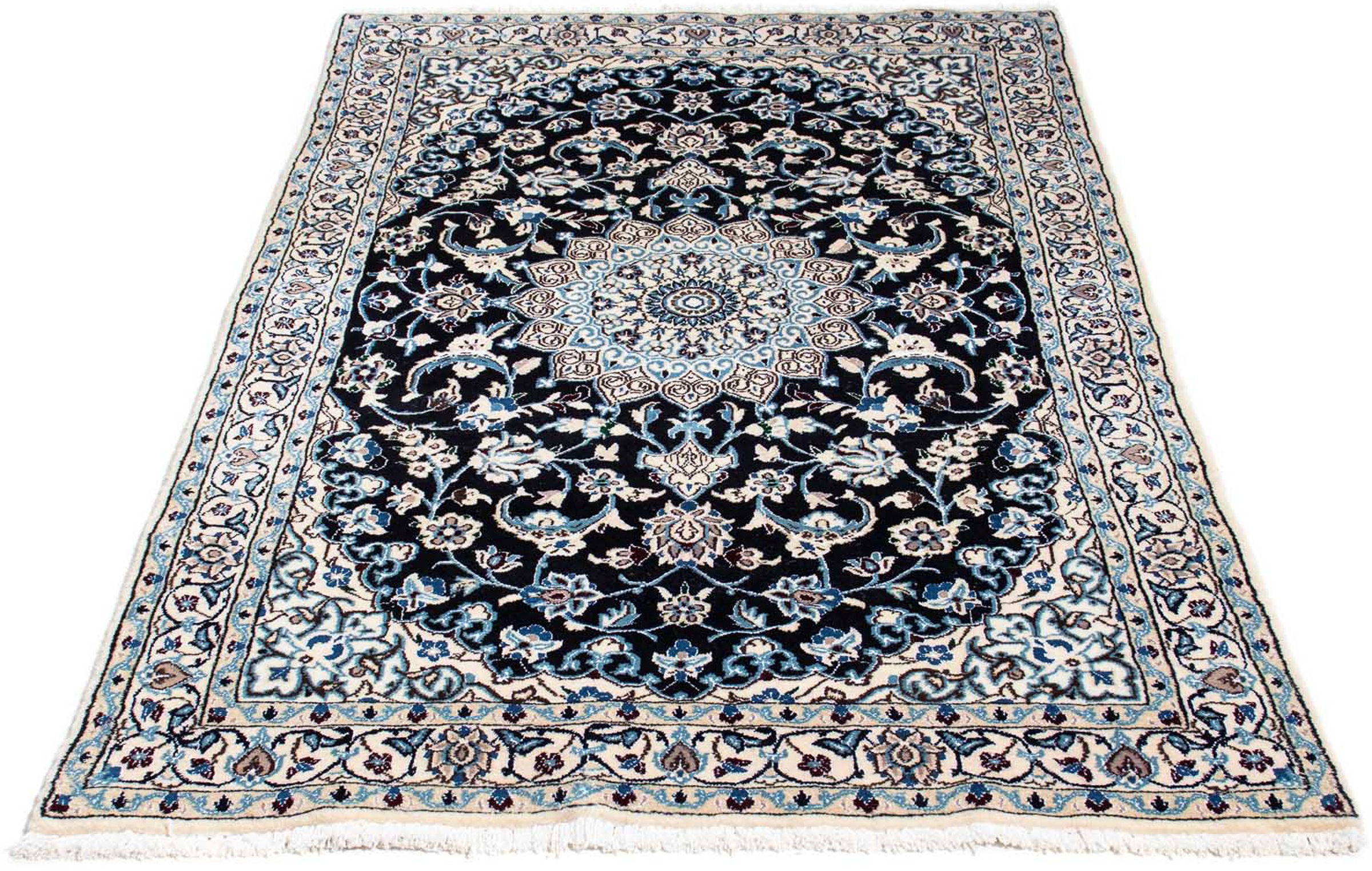 morgenland Orientteppich »Perser - Nain - Royal - 175 x 108 cm - dunkelblau günstig online kaufen