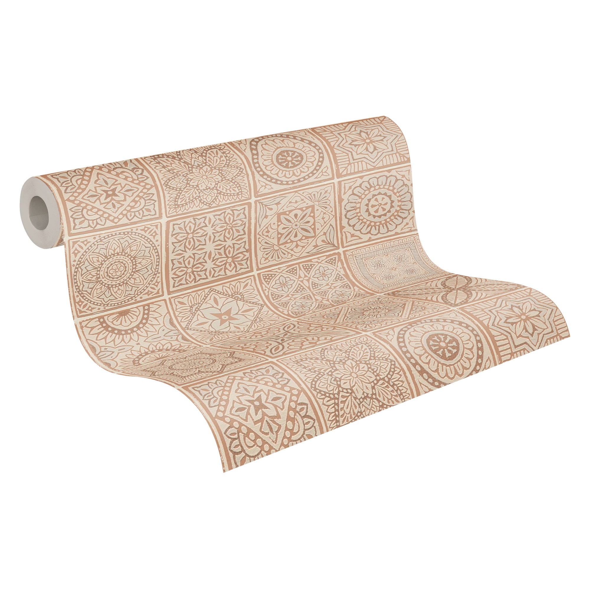 Bricoflor Tapete in Vintage Fliesenoptik Ideal für Küche und Schlafzimmer F günstig online kaufen
