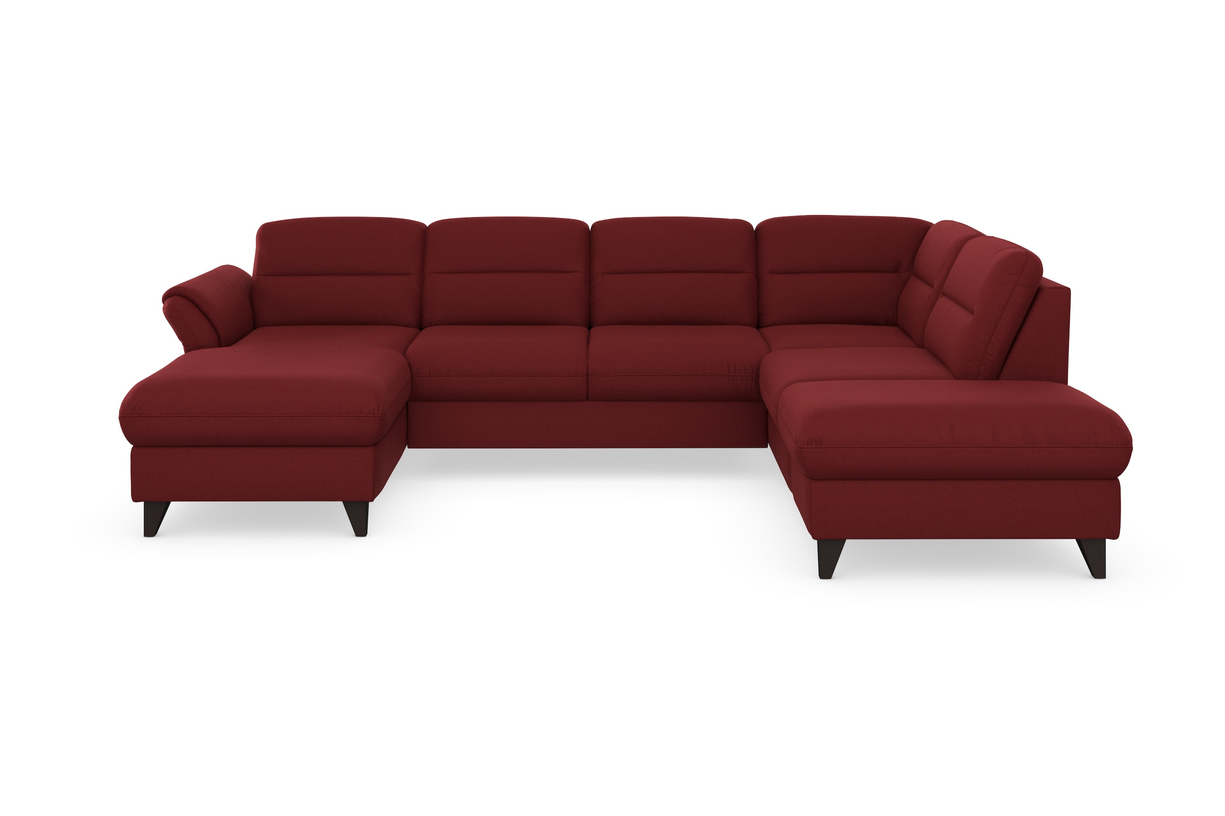 sit&more Wohnlandschaft »Mellum U-Form« Federkern, wahlweise mit Bettfunktion, Stauraum und Armteilfunktion