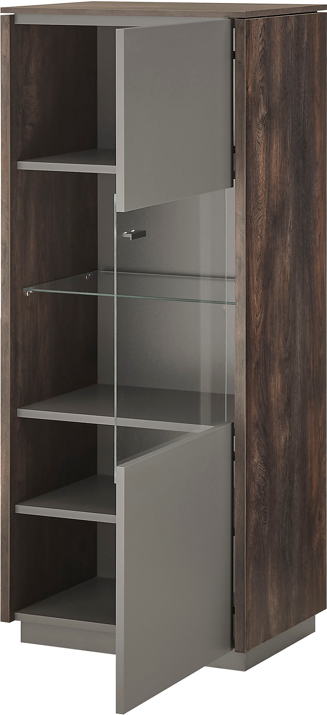 INOSIGN Vitrine »LARGO«, Soft-Close-Funktion, Höhe ca. 130 cm