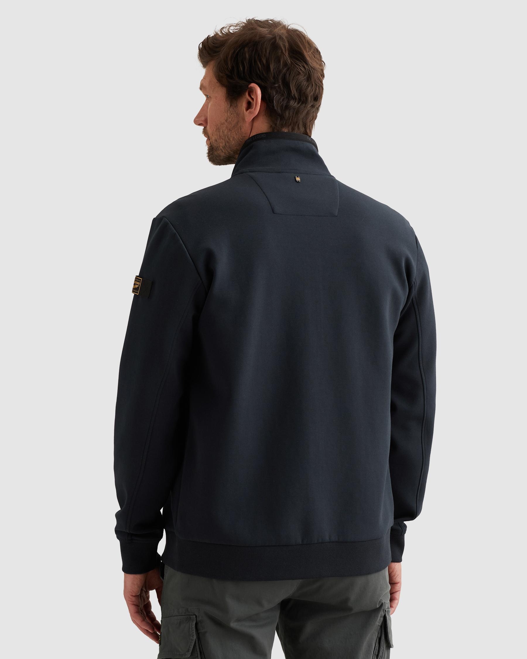 PME LEGEND Sweatjacke seitliche Eingrifftaschen mit Reißverschluss