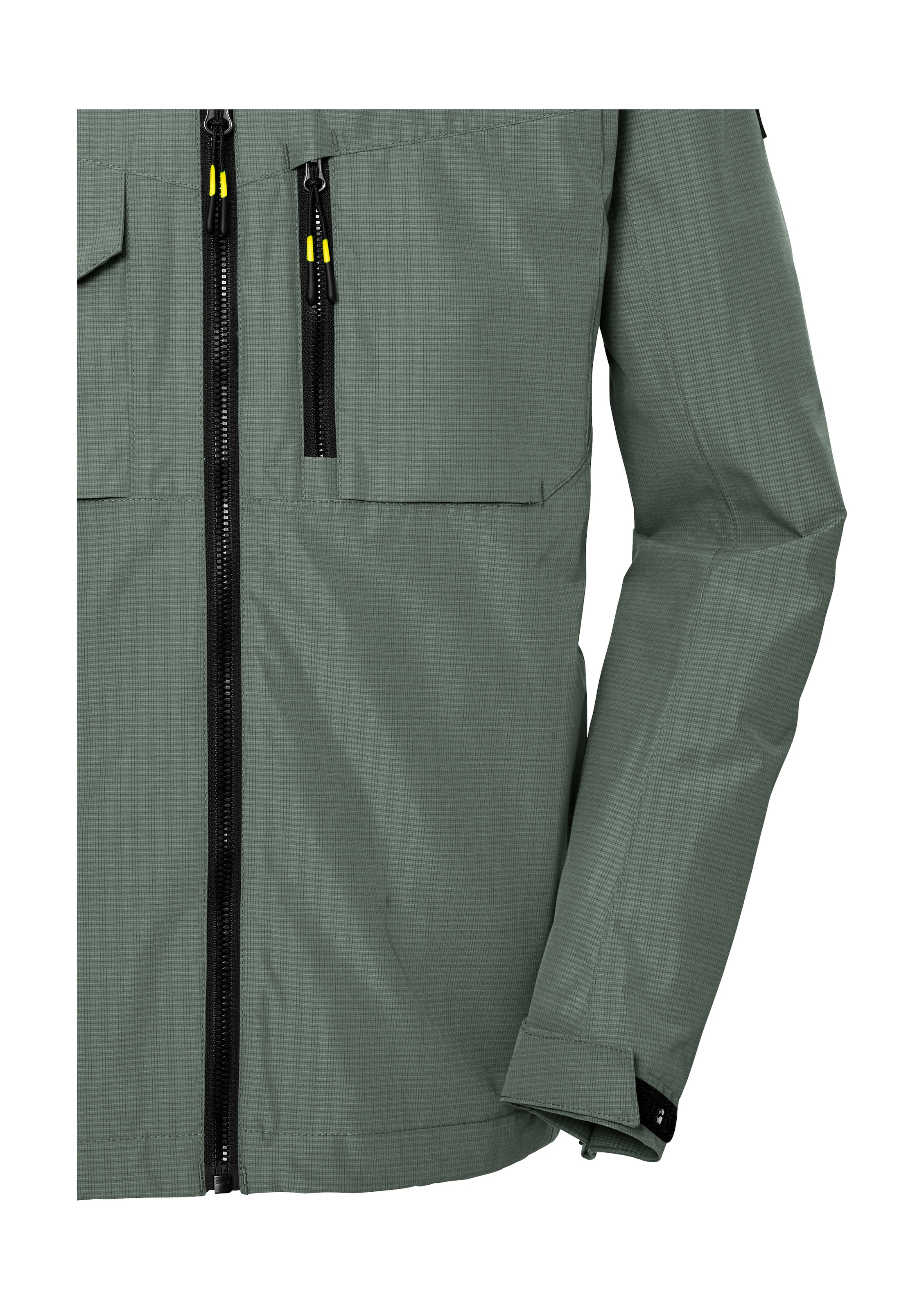 Killtec Funktionsjacke »KOS 140 BYS JCKT«, Wasserdichte Jacke mit verstellbarer Kapuze, PFAS-frei imprägniert