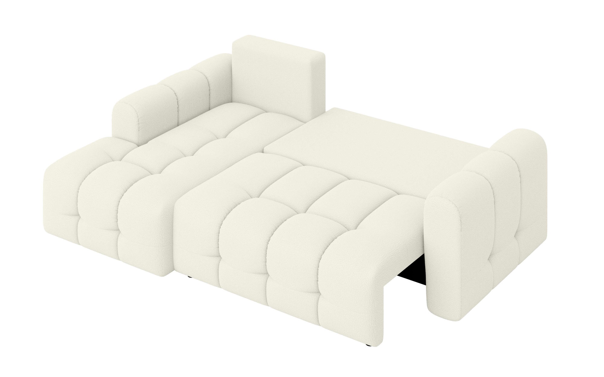 INOSIGN Ecksofa »Manilla, wahlweise mit Bettfunktion, B/T/H 265/170/91 cm«, L-Form mit Recamiere rechts/links bestellbar, Wellenunterfederung