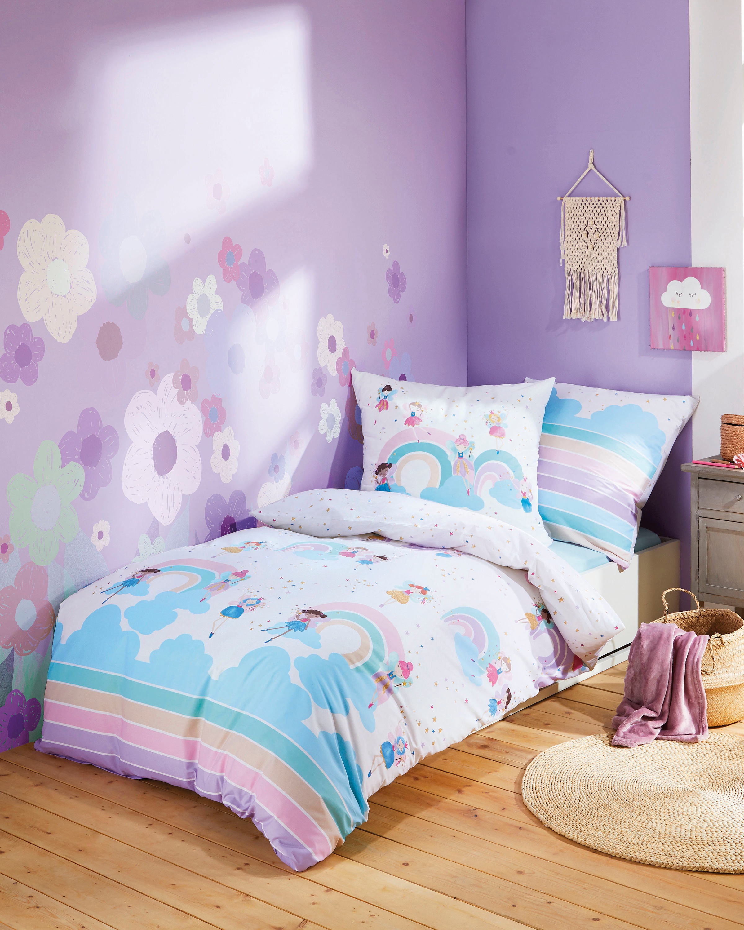 Kaeppel Kinderbettwäsche »Rainbow Fairies« 2 Stk. tlg. Mit Feen günstig online kaufen