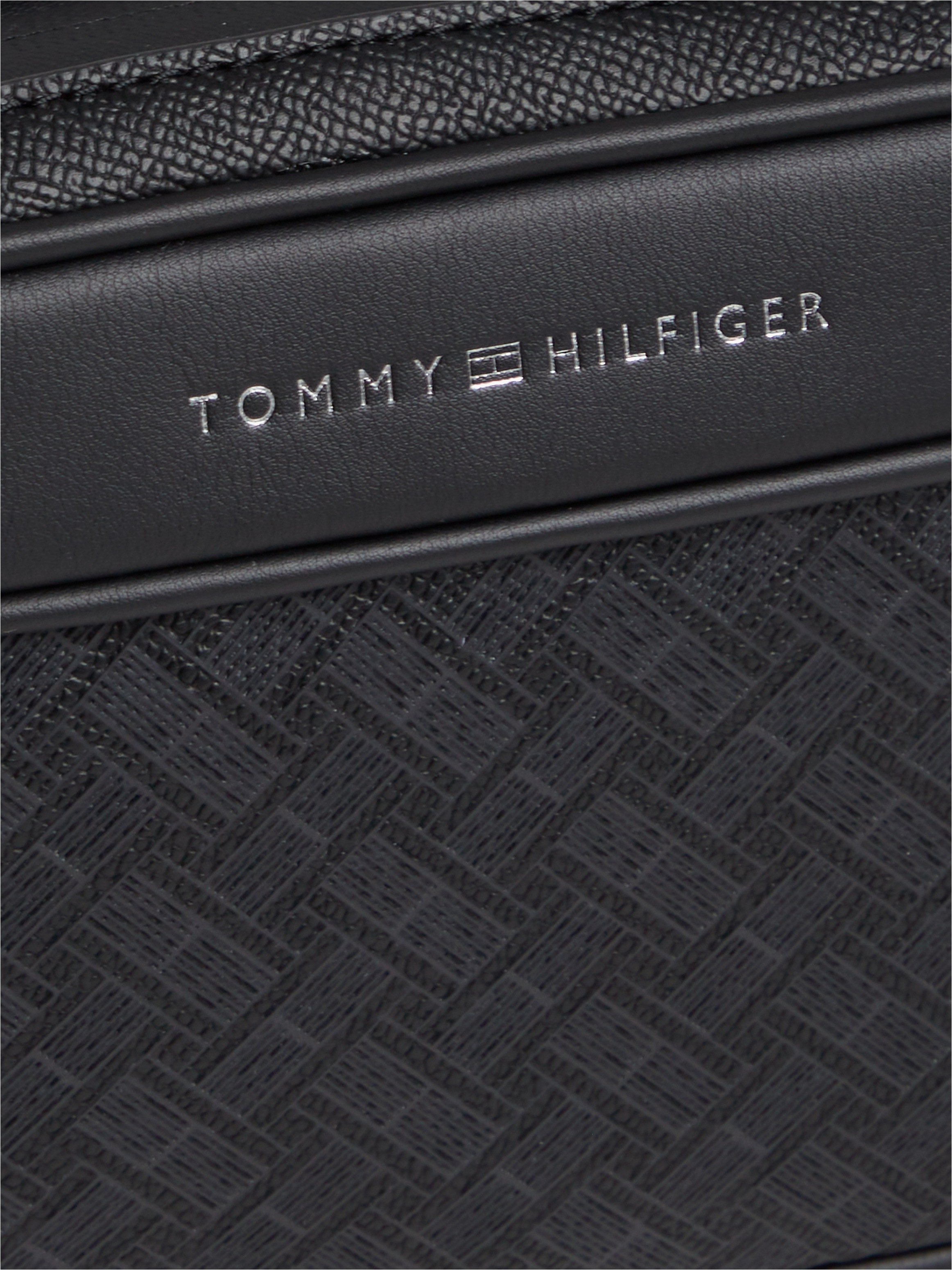 Tommy Hilfiger Kulturbeutel »TH MODERN MONOGRAM WASHBAG« Unisex Waschbeutel, Minibag mit Logoprägung