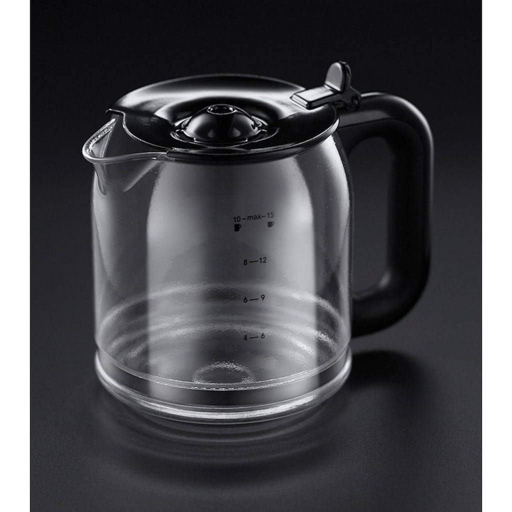 RUSSELL HOBBS Filterkaffeemaschine »Buckingham Dig. Glas 20680-56«, 1,25 l Kaffeekanne, 1x4