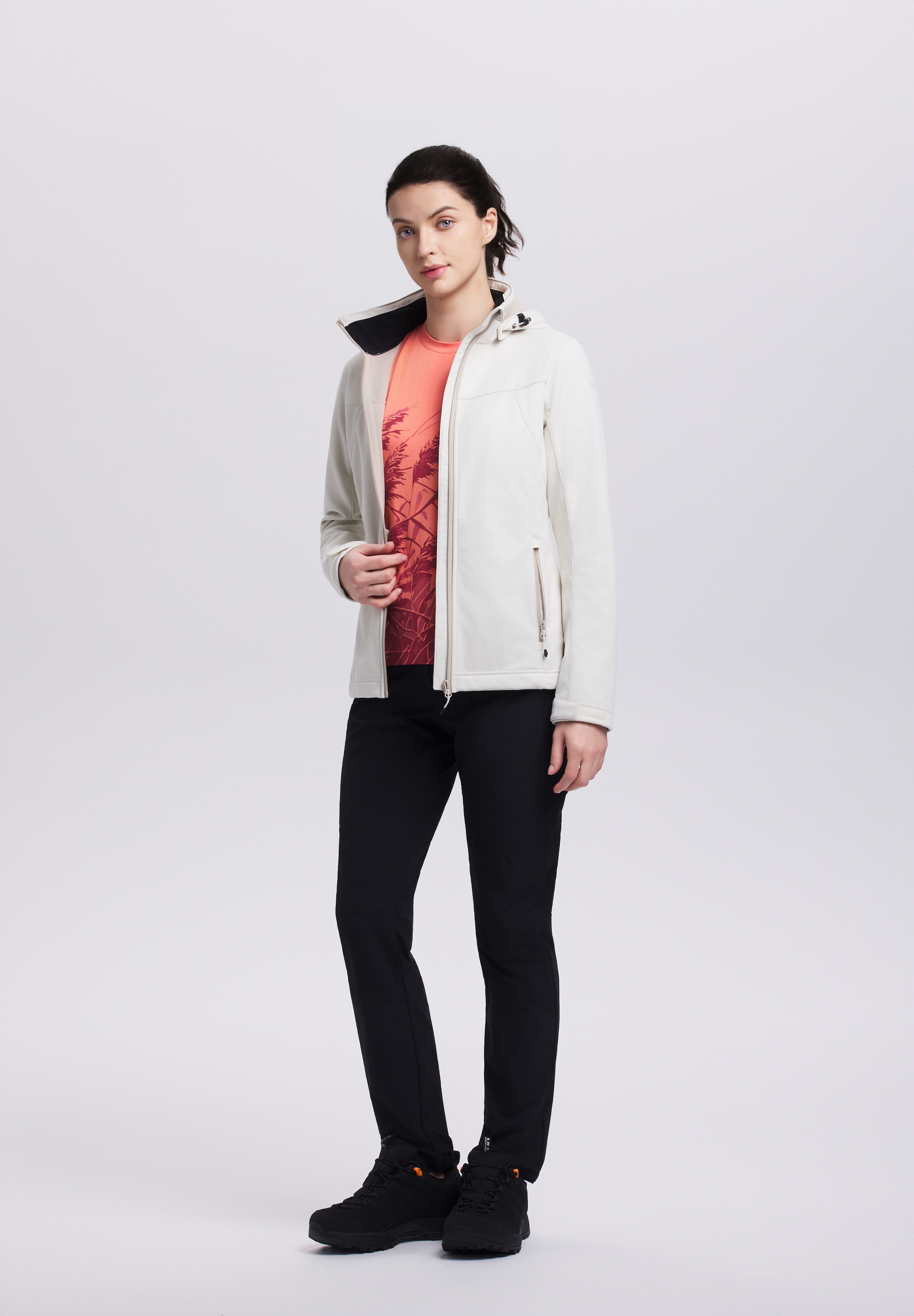 Icepeak Softshelljacke »BOISE« wasserabweisendes Material, atmungsaktiv