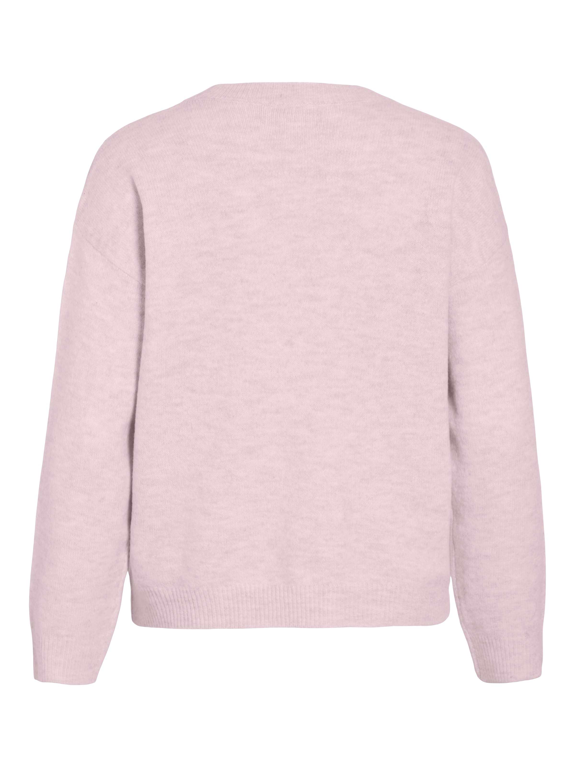 Vila Strickpullover »VILIGA L/S O-NECK KNIT TOP - NOOS« Materialmix, relaxed fit