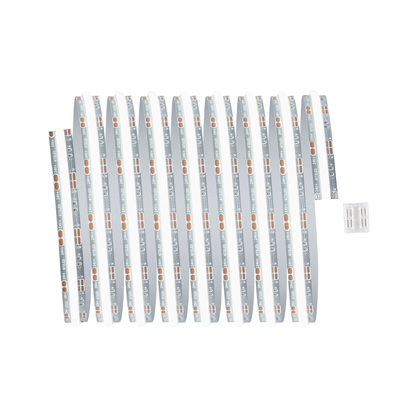 Paulmann LED-Streifen »MaxLED 1000 Stripe 2,5m 23,5W 24V silber Kunststoff« günstig online kaufen