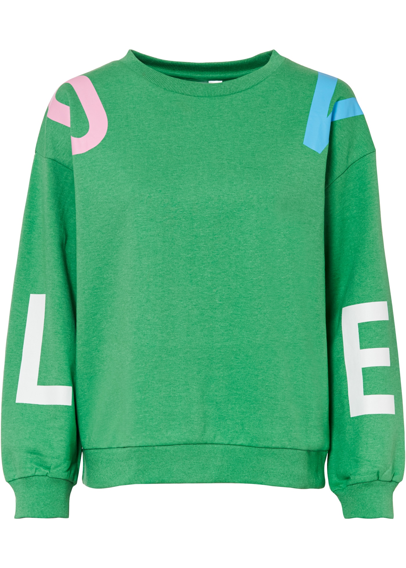 bonprix Sweatshirt , lässiger Schnitt, Oversized-Look, Schriftzug-Design
