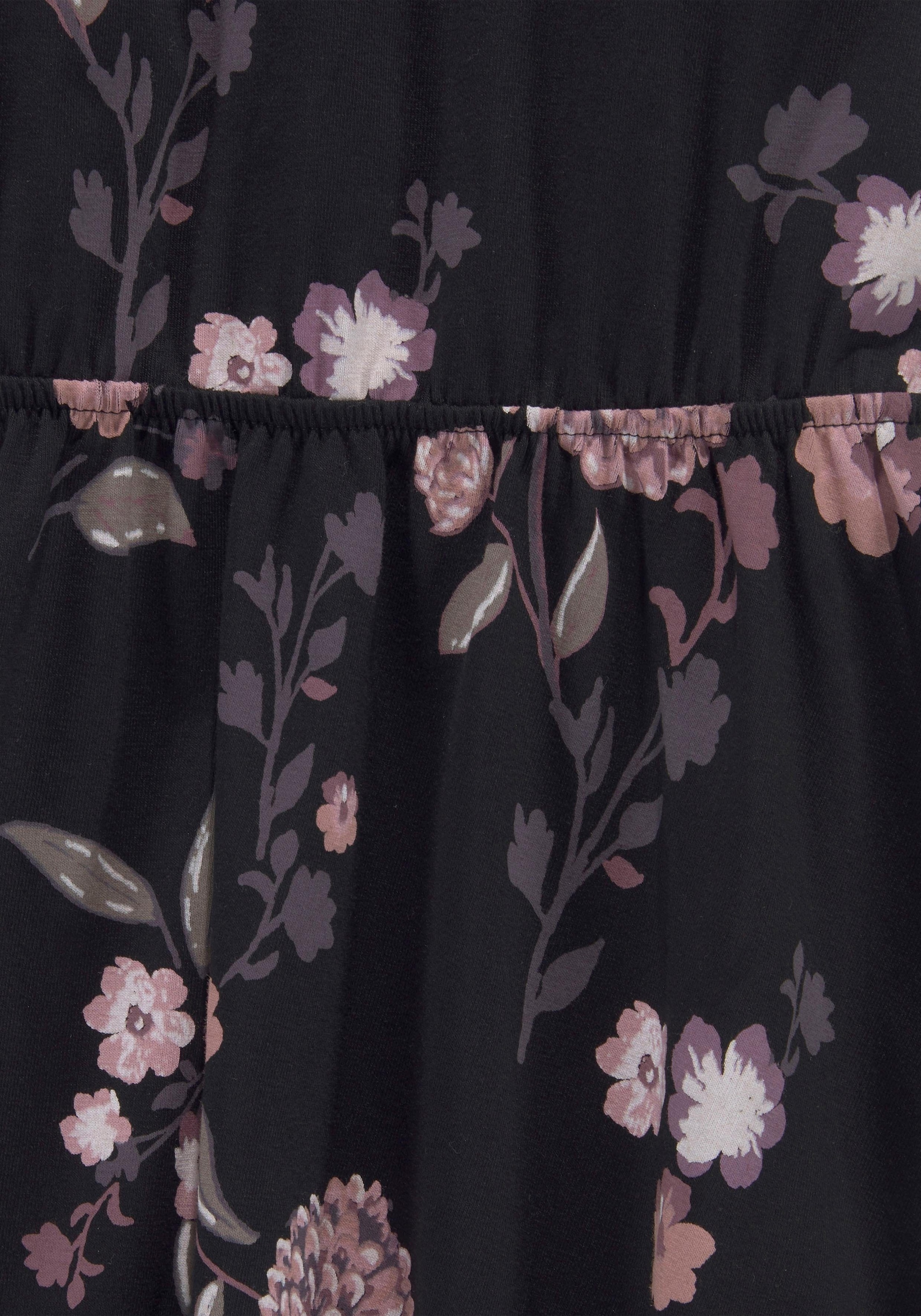 KIDSWORLD Jerseykleid »Trägerkleid mit Blumenmuster« festliche Anlässe,  ärmelloses Kleid