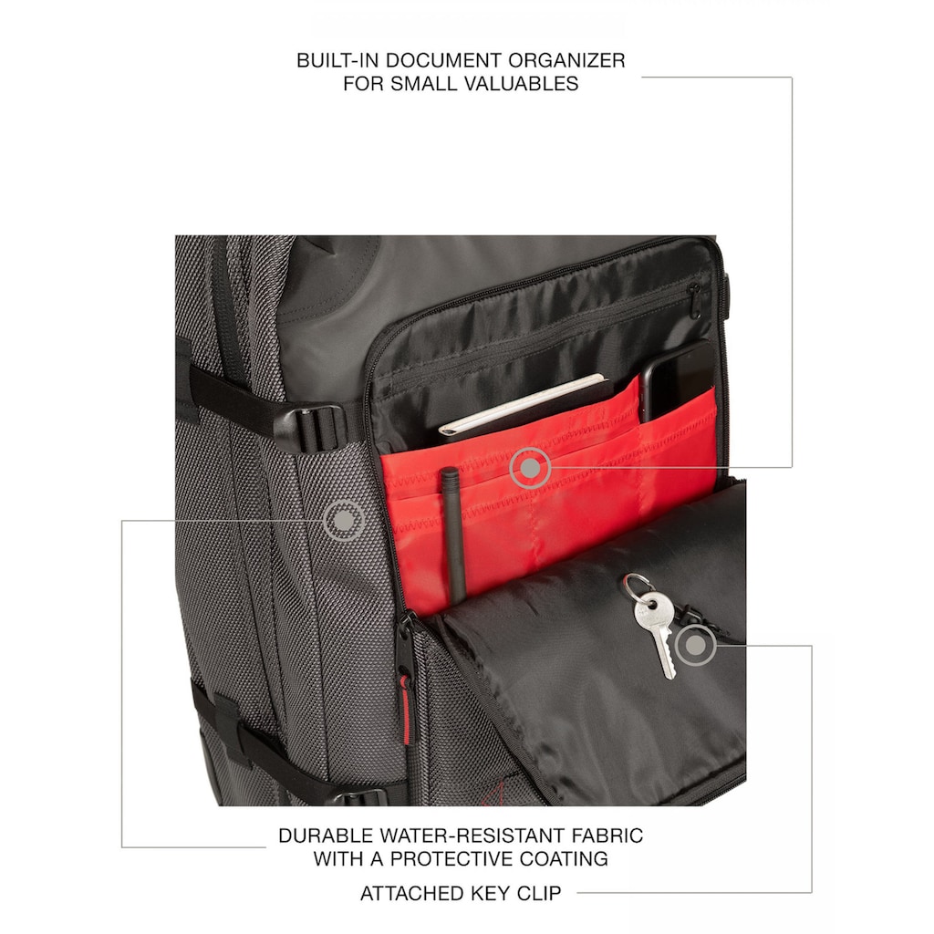 Eastpak Reisetasche »TRANVERZ S«, mit 2 Rollen, enthält recyceltes Material (Global Recycled Standard)