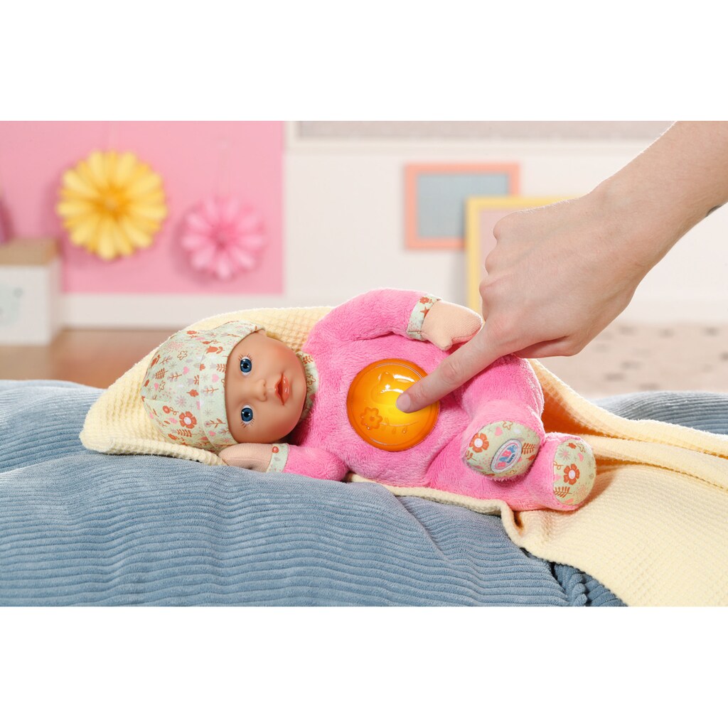 Baby Born Babypuppe »Nightfriends for babies, 30 cm«, mit Nachtlichtfunktion und Mütze mit Blumenmuster