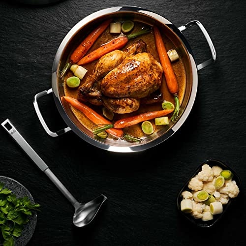 Fissler Topf-Set »Original-Profi Collection®«, Edelstahl 18/10, (Set, 5 tlg., Kochtopf 16/20/24 + Bratentopf 20cm + Servierpfanne 24cm), Made in Germany
