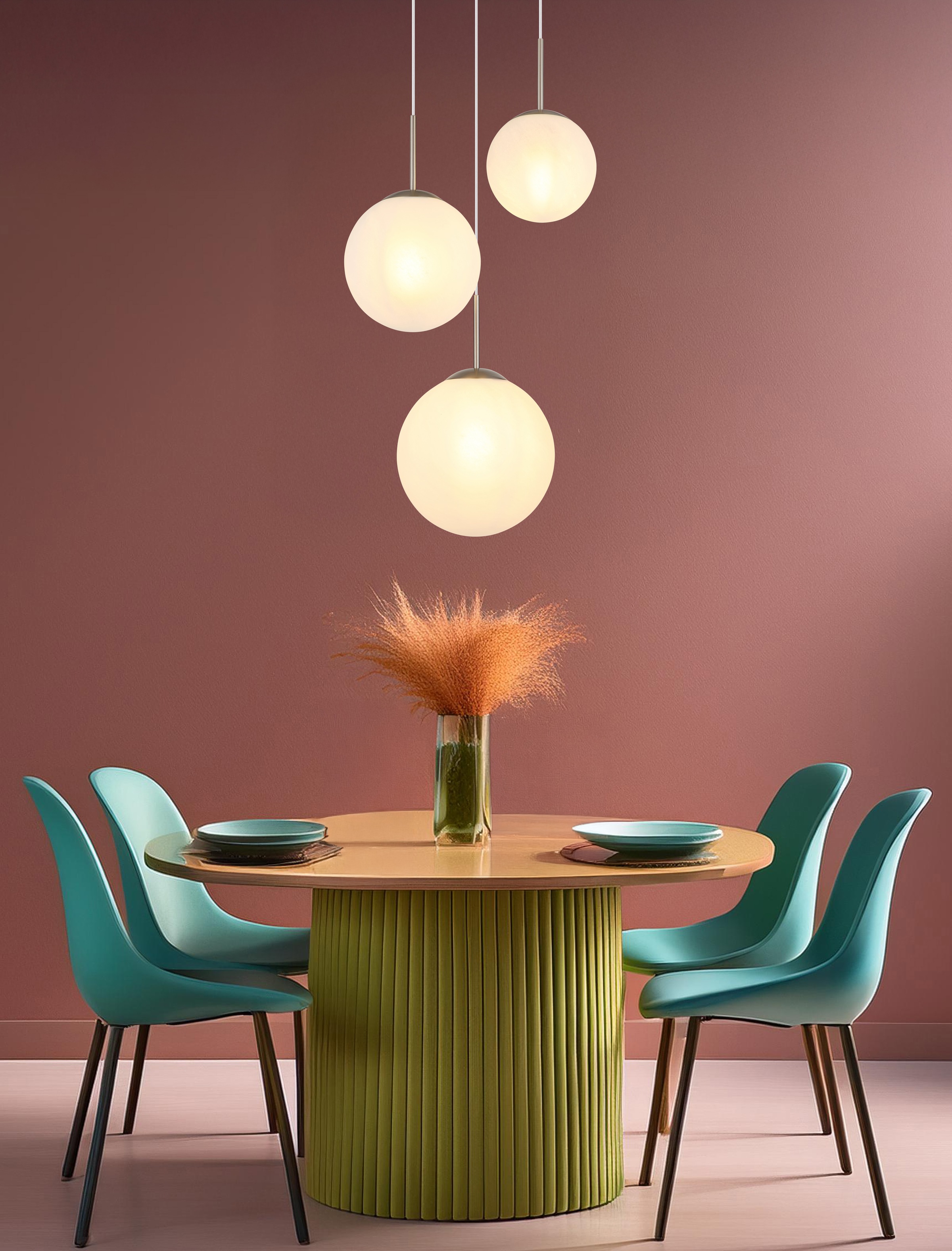 NOWA Pendelleuchte »KOP« E27 1 Stk. Hängeleuchte, Hängeleuchte, Glaskugeln günstig online kaufen