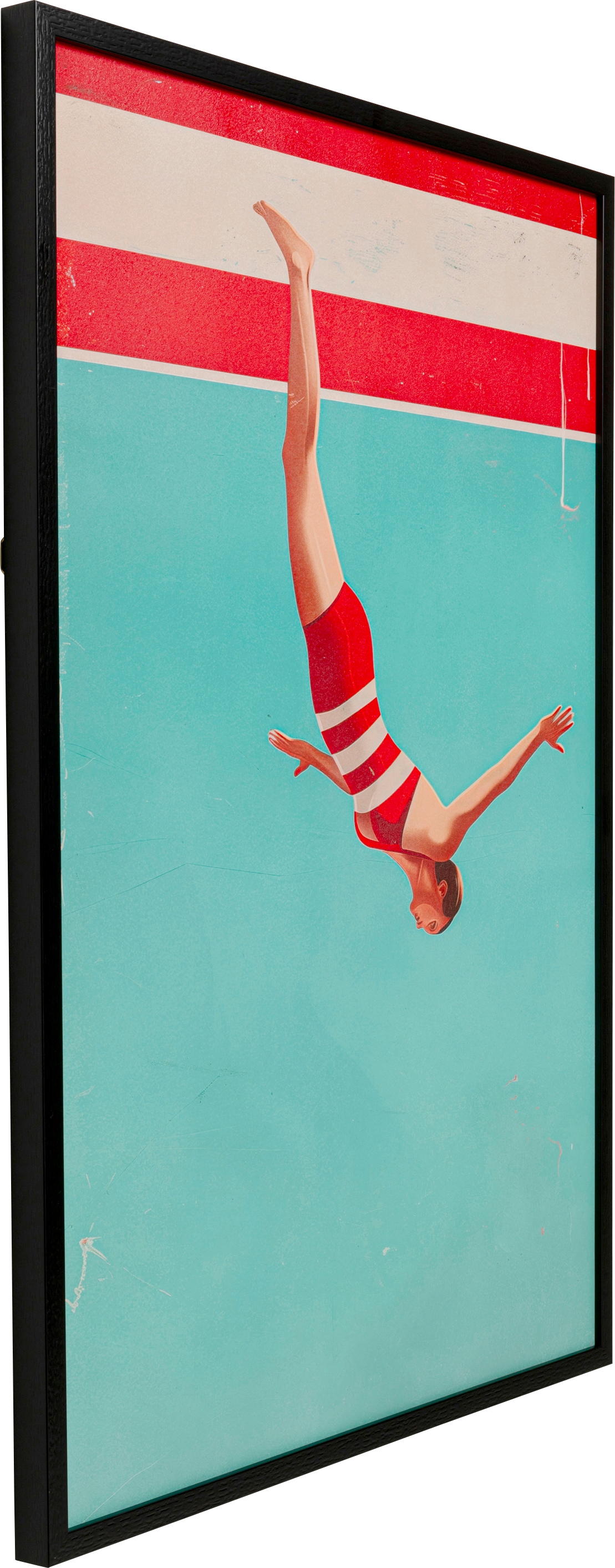 Kare Design Bild mit Rahmen »Gerahmtes Bild Jumping Girl 103x73cm« 1,  verschiedene Motive