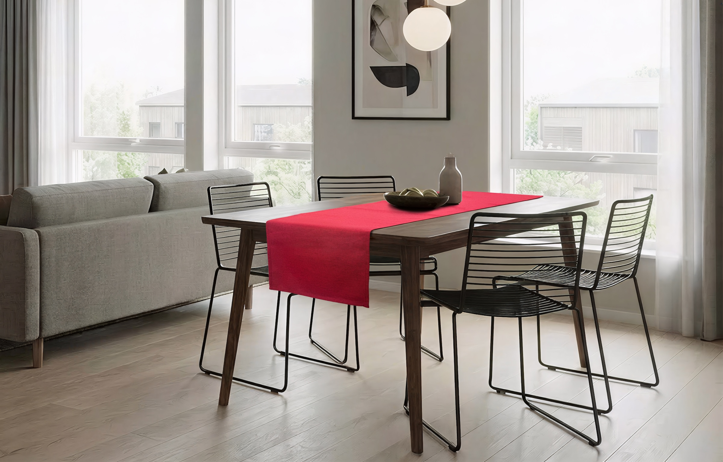OTTO home Tischläufer »Meellon« unifarben, modern, strukturiert, Esszimmer, Esstisch, Deko