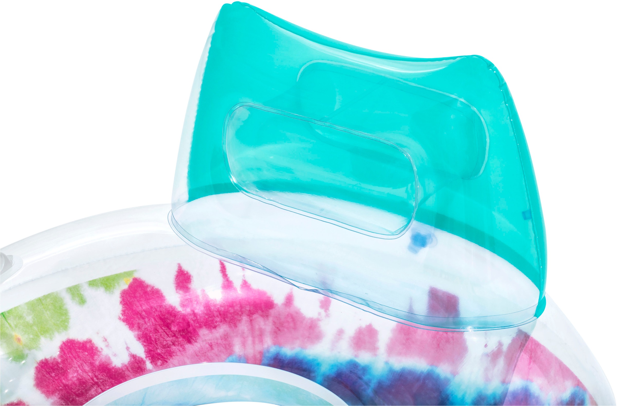 Bestway Schwimmring »Tie Dye«, max. Belastbarkeit 90 kg, mit Kopfstütze und Haltegriffen