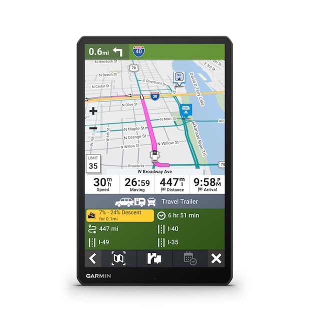 Garmin Navigationsgerät »Camper 1095, EU, GPS«, (Europa (45 Länder)  Karten-Updates), Bluetooth online kaufen