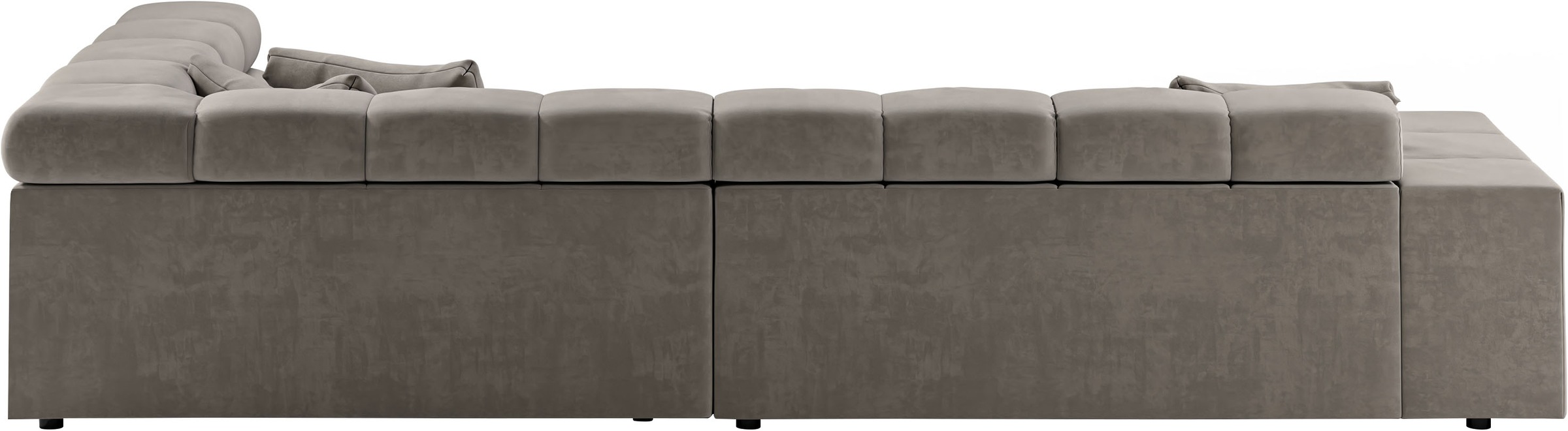 INOSIGN Ecksofa »Ancona incl. Kopfteilverstellung, OTTOs Choice, Breite 319cm, L-Form«, wahlweise motorische Sitztiefenverstellung, auch in Cord + Easy Care