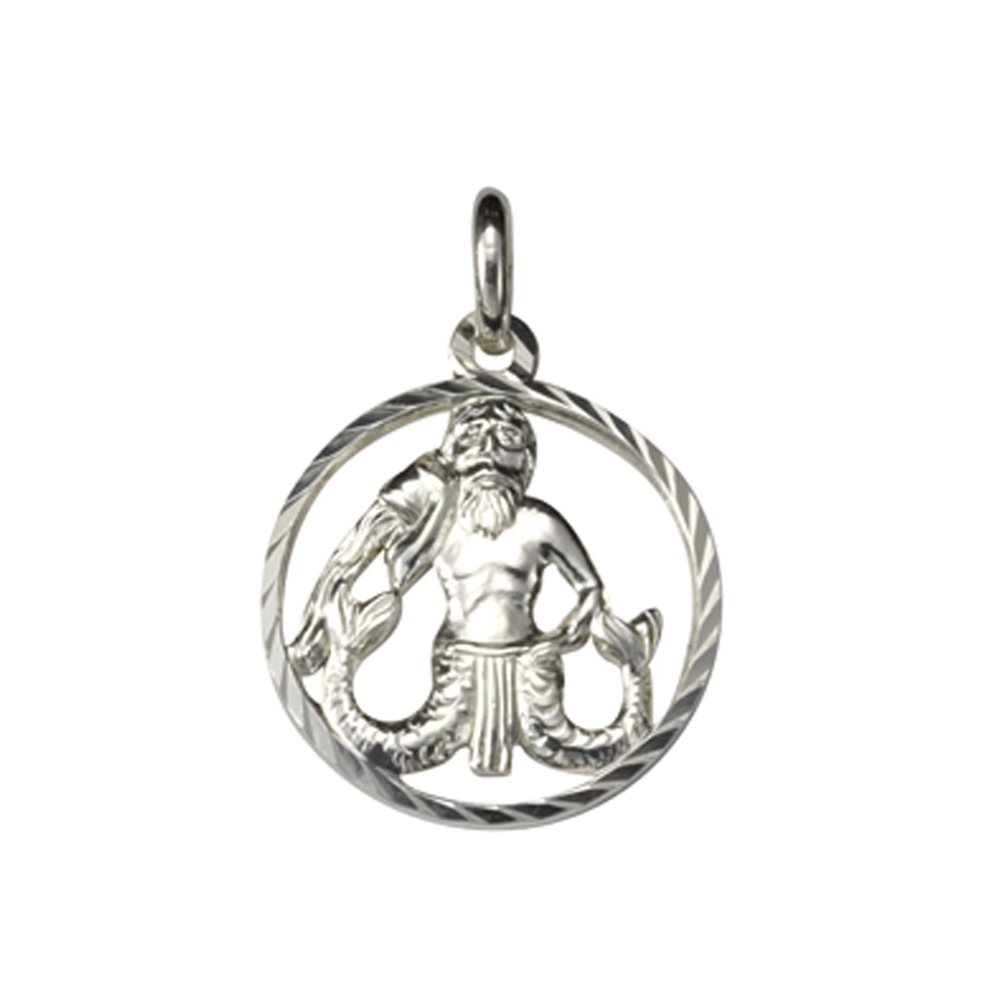 Vivance Kettenanhänger »925/- Sterling Silber Sternzeichen Wassermann«