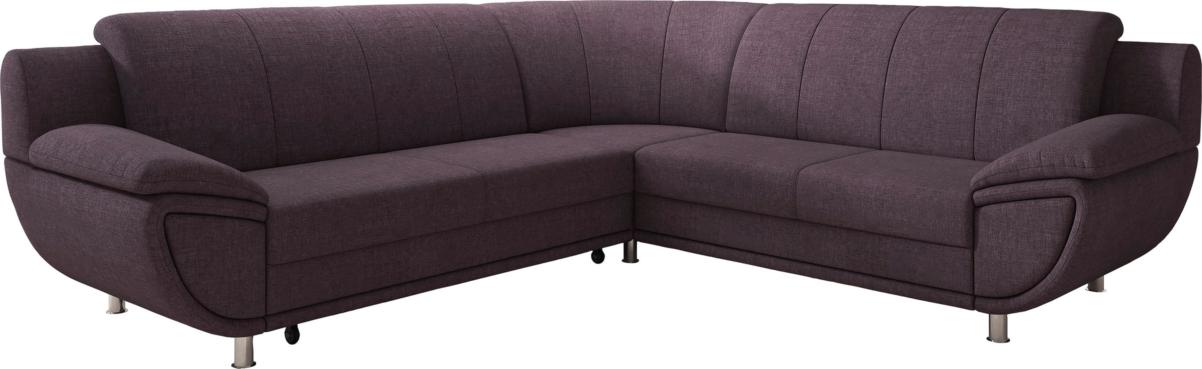 TRENDMANUFAKTUR Ecksofa »Rondo II, zeitlos & elegant, bequeme Armlehnen, L- günstig online kaufen