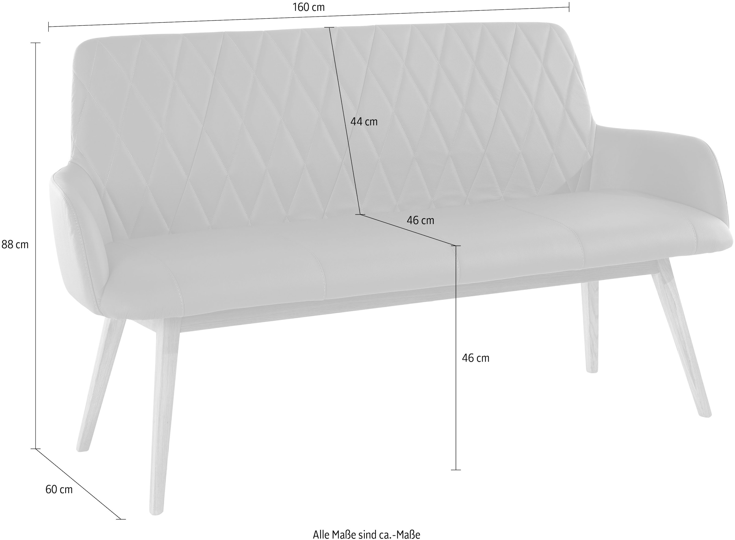 Home affaire Sitzbank »Brest«, Schuhbank, Garderobenbank, Bank Breite 160 cm