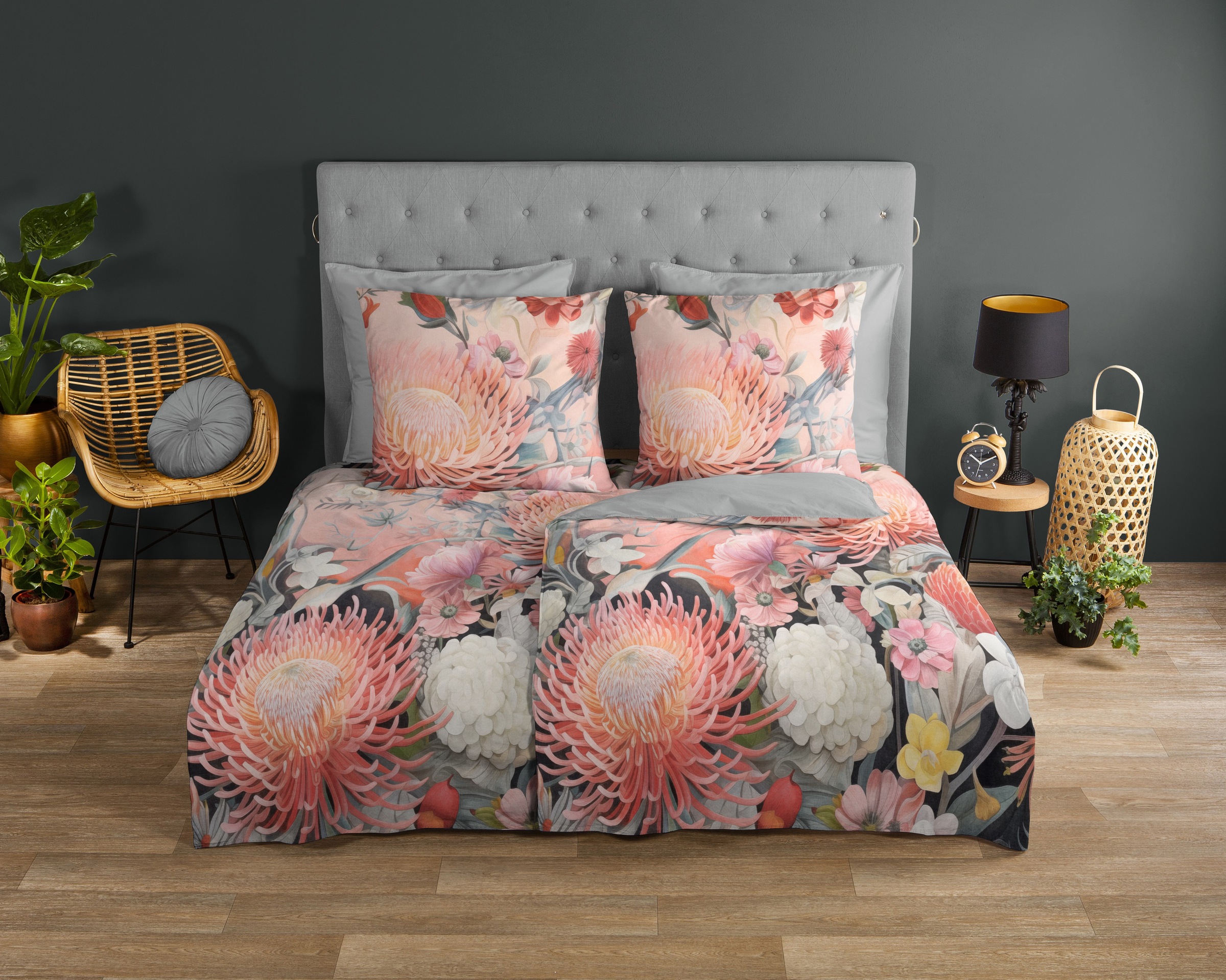 good morning Wendebettwäsche »Delphine« 3 Stk. tlg. 100% Baumwolle, Renforc günstig online kaufen