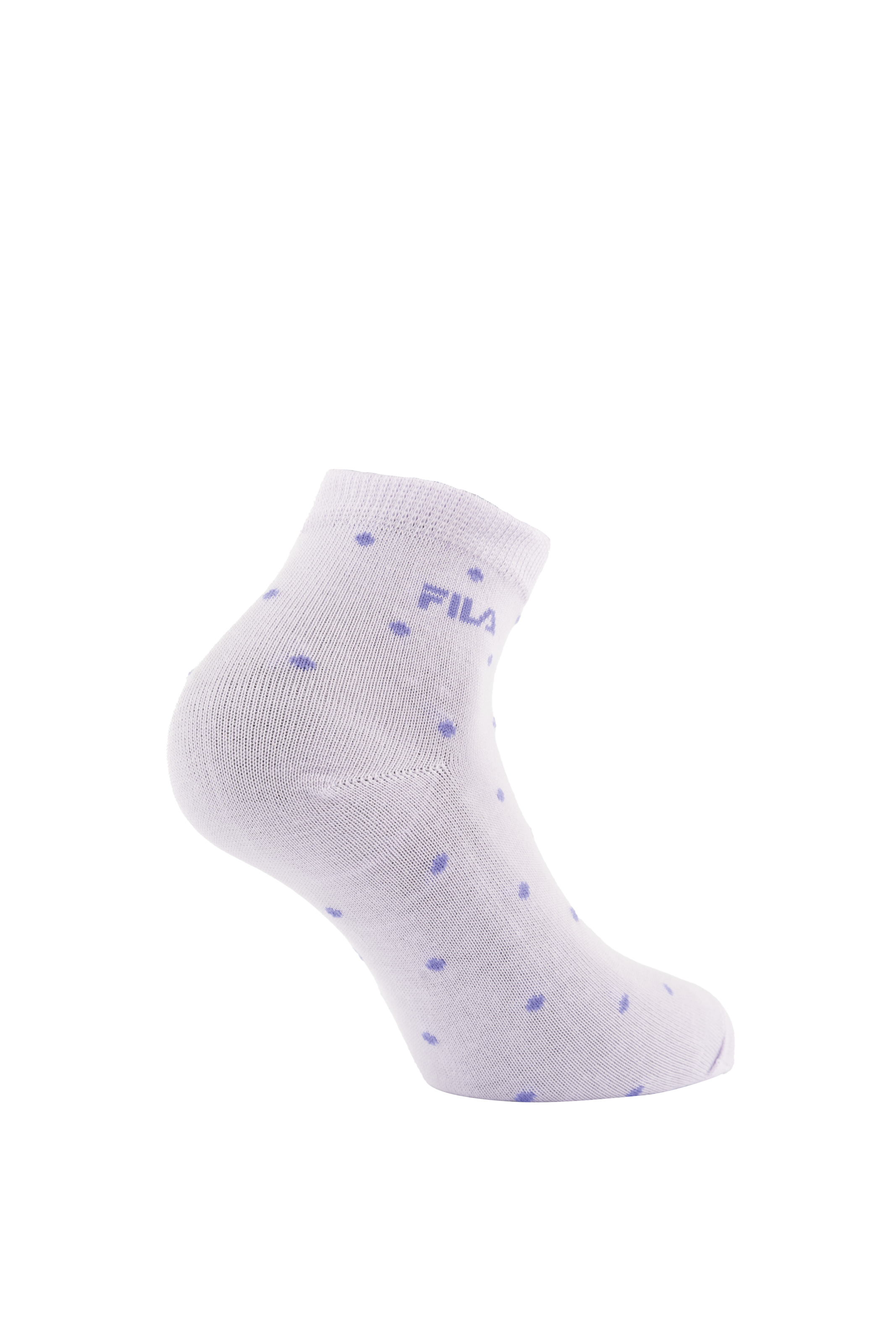 Fila Kurzsocken 3 Paar,  mit schmalem Rippenbündchen, gepunktet, Cotton-Mix