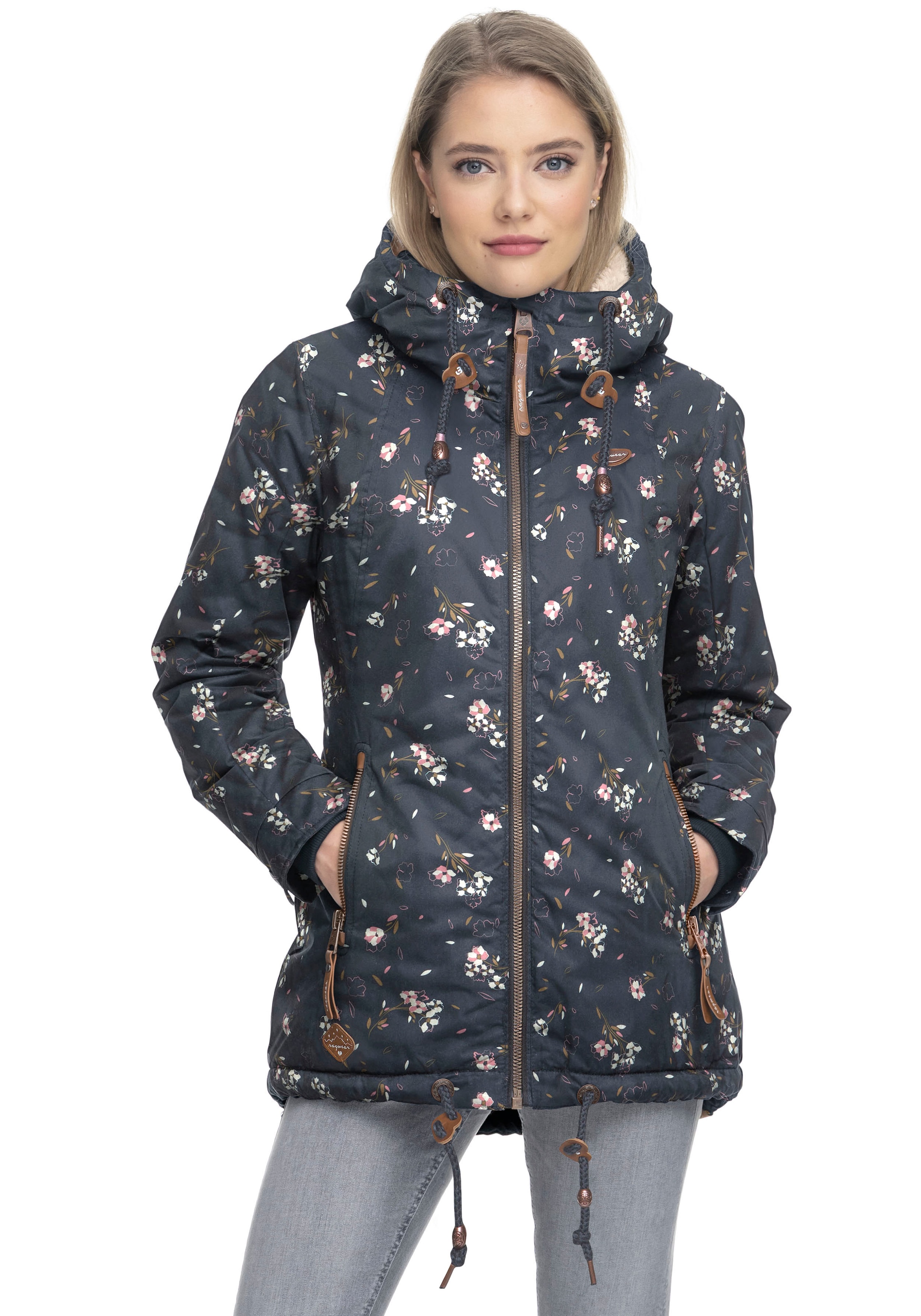 »ZUZKA Funktionsparka FLOWERS Fabric im O«, kaufen Outdoorjacke Allover-Flower-Print-Design, Waterproof online Ragwear