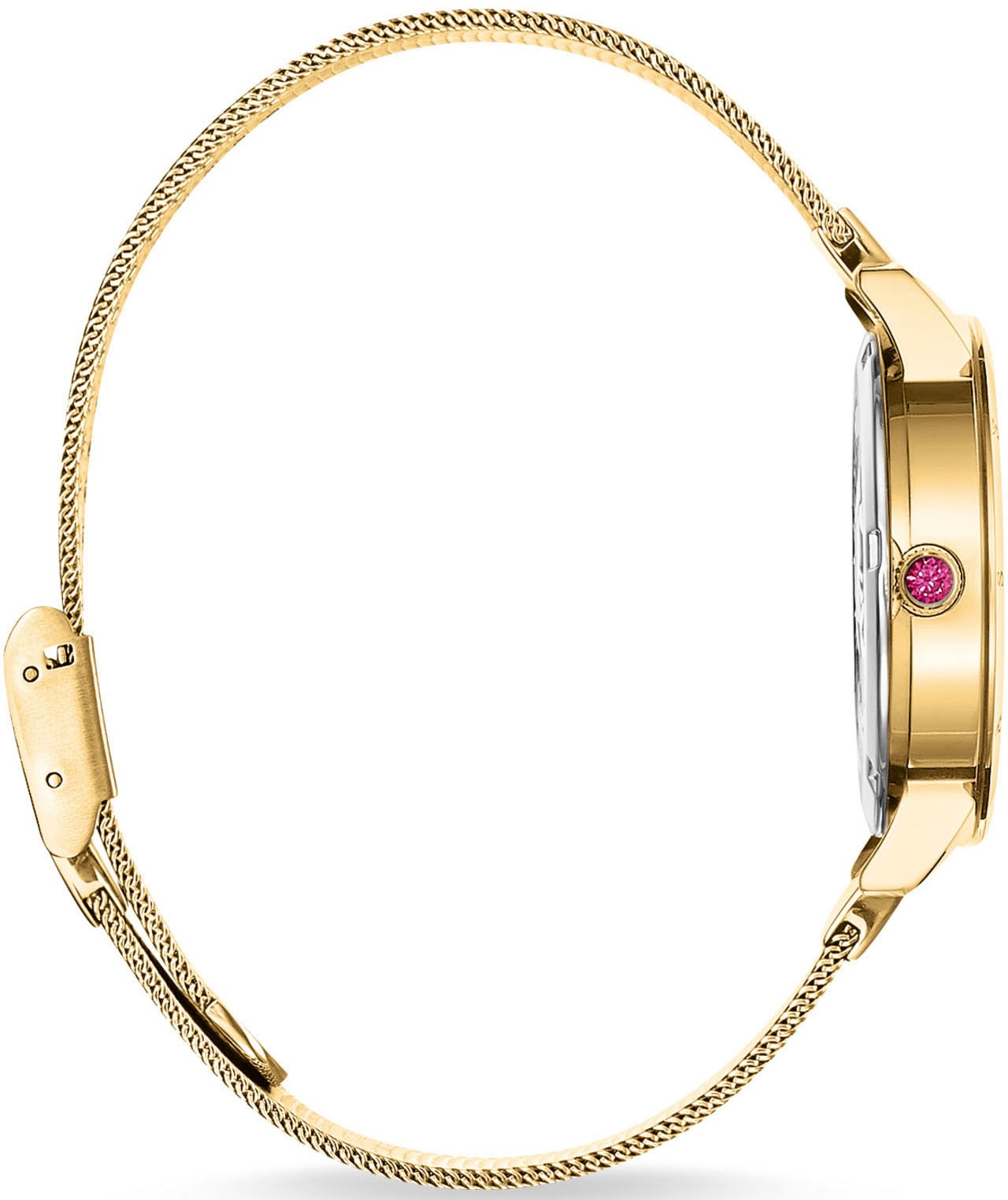 THOMAS SABO Quarzuhr »KALEIDOSKOP LIBELLE«, Damenuhr, Armbanduhr, Schmucksteine, Libellen, Edelstahl