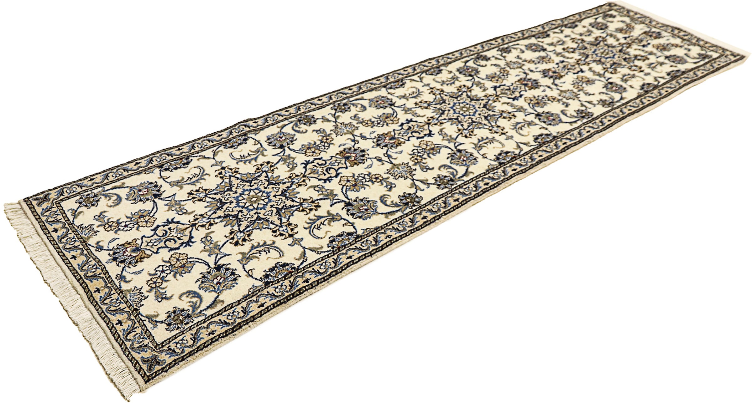morgenland Orientteppich »Perser - Nain - 293 x 80 cm - beige«, rechteckig, günstig online kaufen