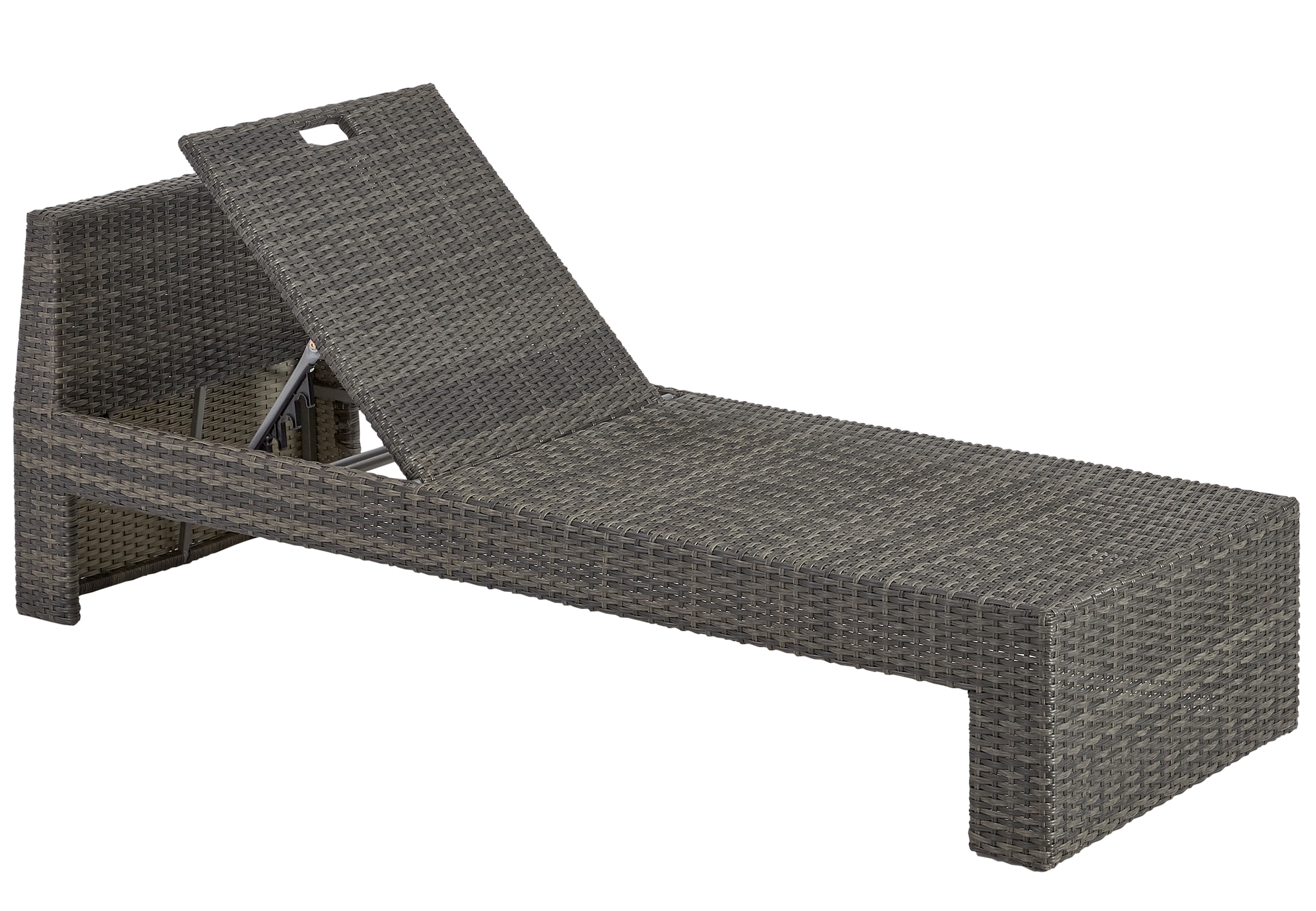 KONIFERA Gartenlounge-Set »Parga«, (Set, 4 tlg.: 2x Sofa, 2x Tisch), verstellbares Kopfteil, inkl. Auflagen