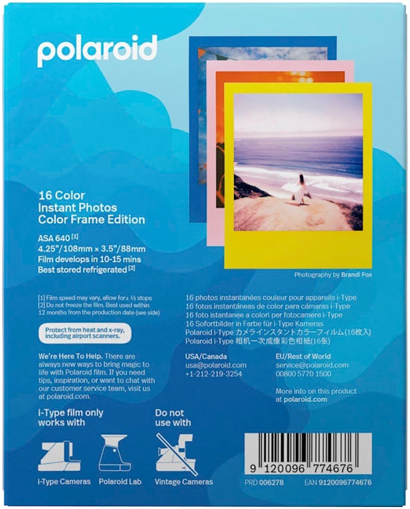 Polaroid Sofortbildfilm »i-Type Color Film - Summer Edition 2x8«